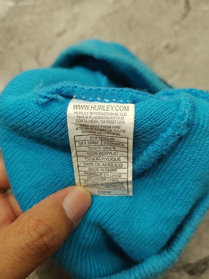 Hurley Vintage Hurley Beanie Hat Size ONE SIZE - 6 Thumbnail