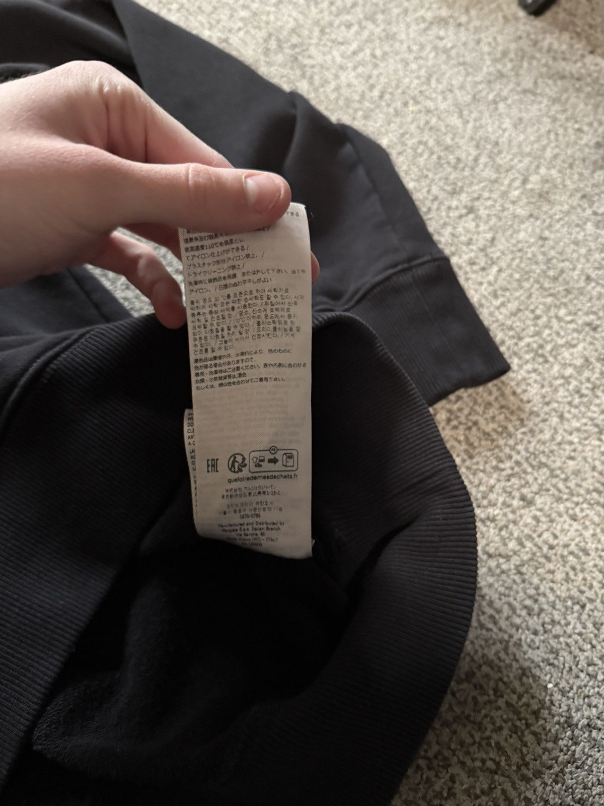 Maison Margiela MEN’S MM6 MAISON MARGIELA CHEST LOGO HOODIE Size Small Size US S / EU 44-46 / 1 - 7 Thumbnail