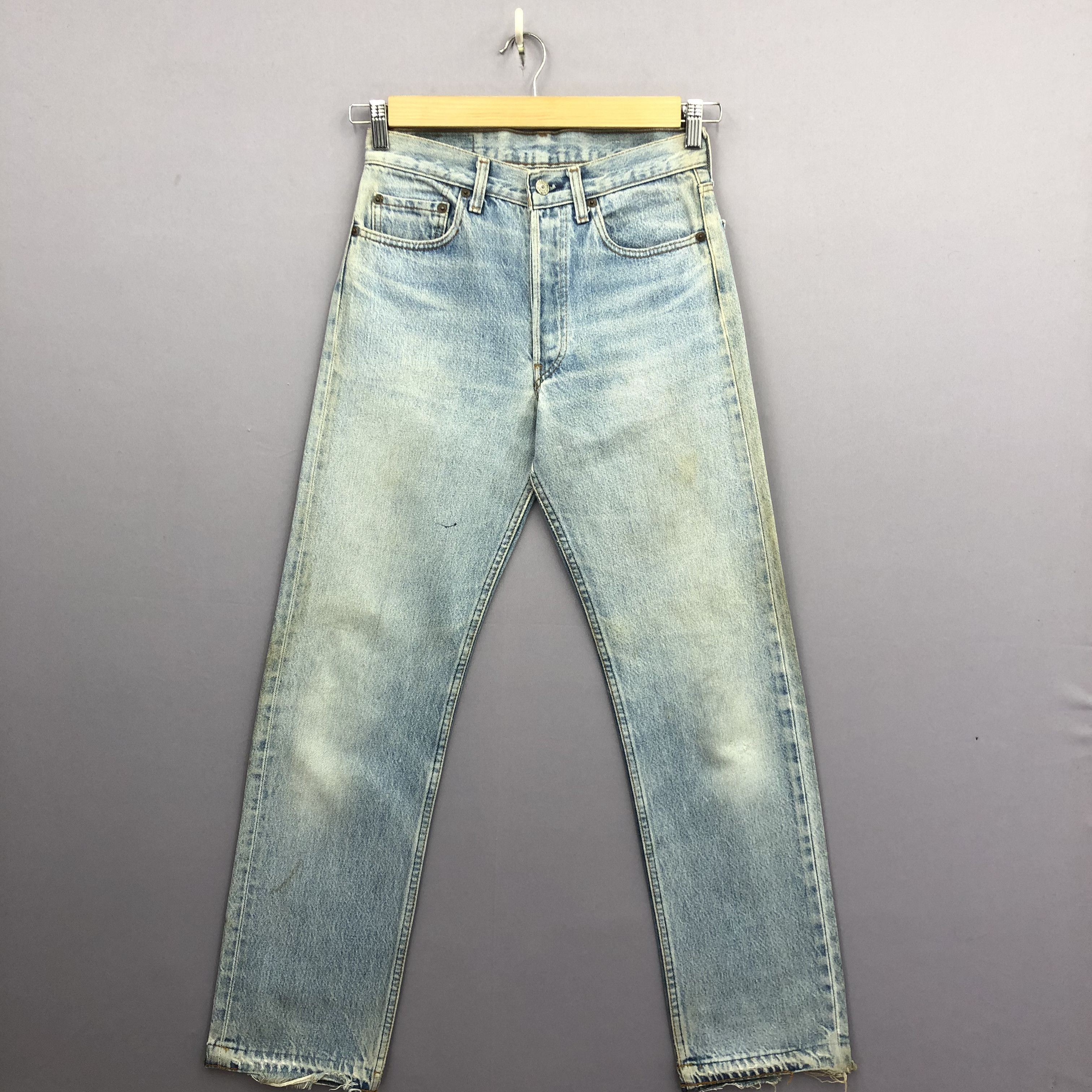 Levi's Vintage 80s Levis 501 Faded Light Wash Jeans Levi's Denim Size 28" / US 6 / IT 42 - 1 Thumbnail