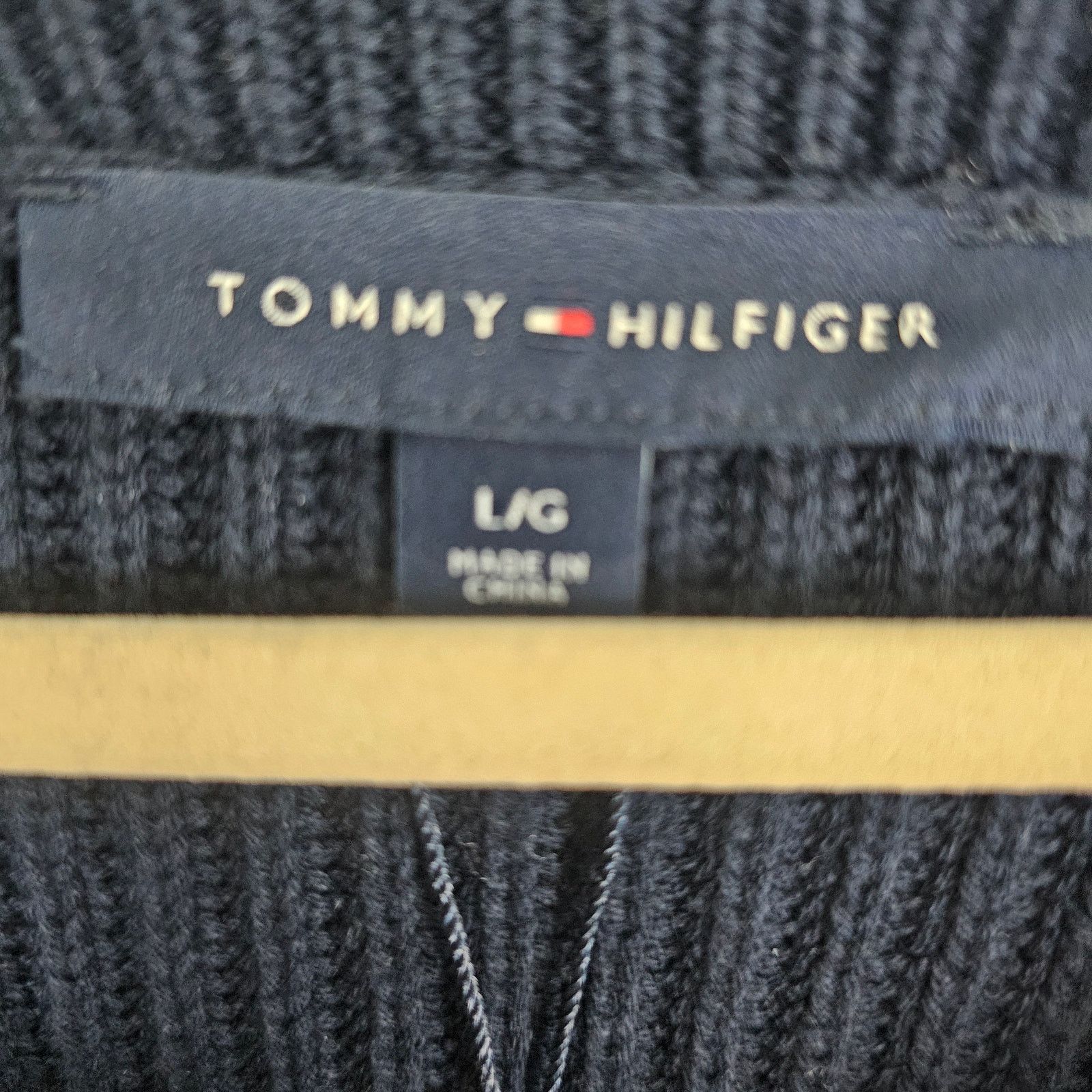 Tommy Hilfiger Tommy Hilfiger Womens Cate Fisherman Sweater Cable Knit Size L / US 10 / IT 46 - 6 Thumbnail