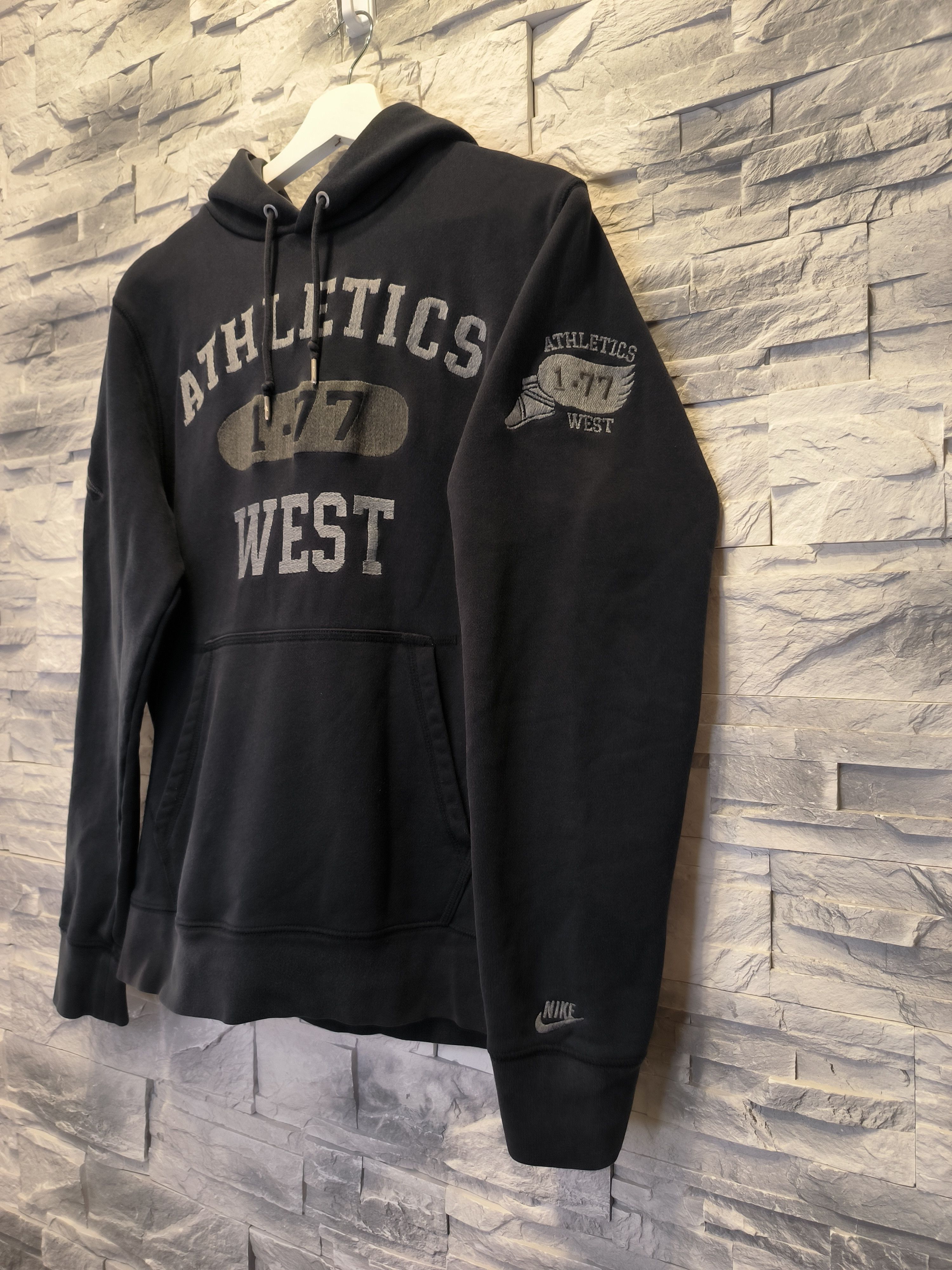 Nike × Vintage Vintage Nike Athletic Hoodie West 1-77 00s Size US S / EU 44-46 / 1 - 2 Thumbnail