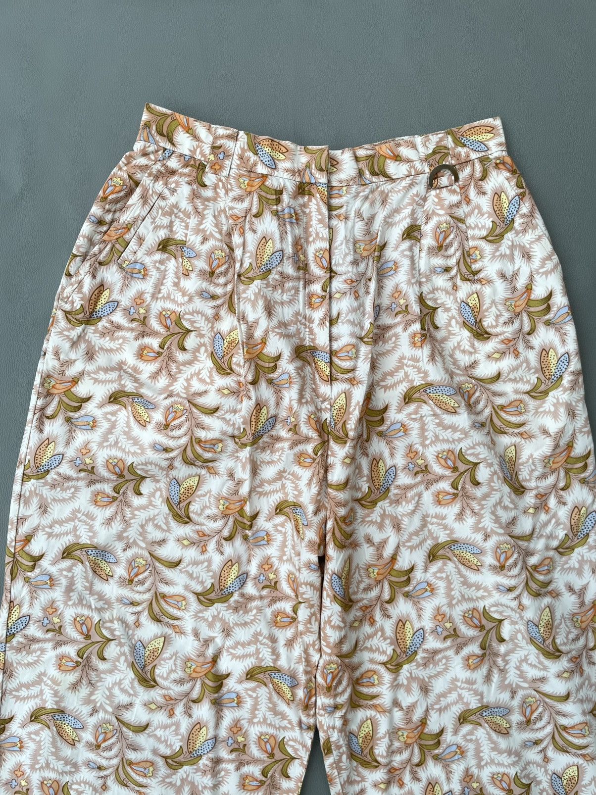 Christian Dior Monsieur Vintage Christian Dior Floral Monogram Pants Size 26" / US 2 / IT 38 - 2 Thumbnail