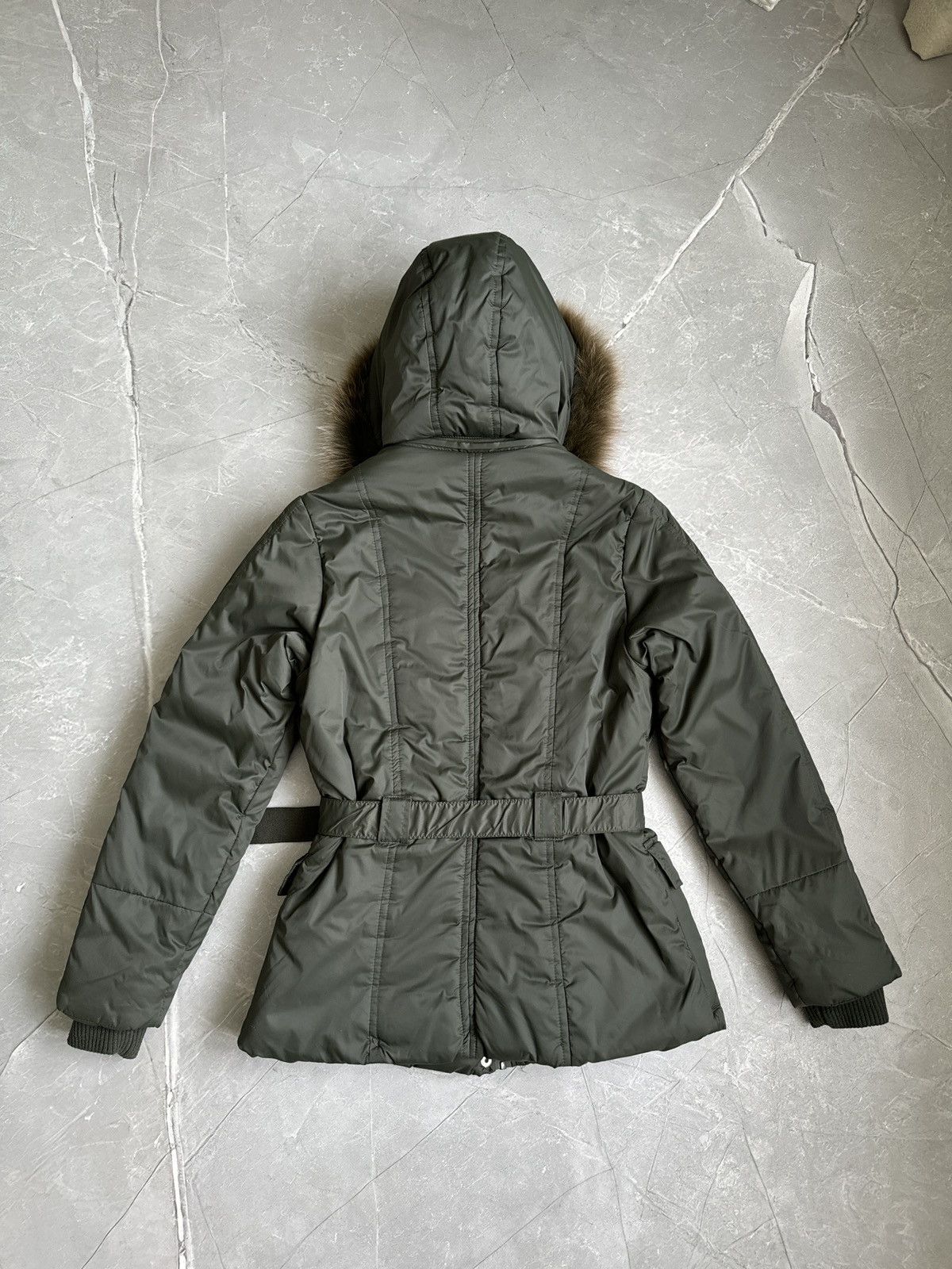Japanese Brand Y2K Vintage Fur Hood Belted Jacket If Six Was Nine LGB Style Size M / US 6-8 / IT 42-44 - 15 Thumbnail