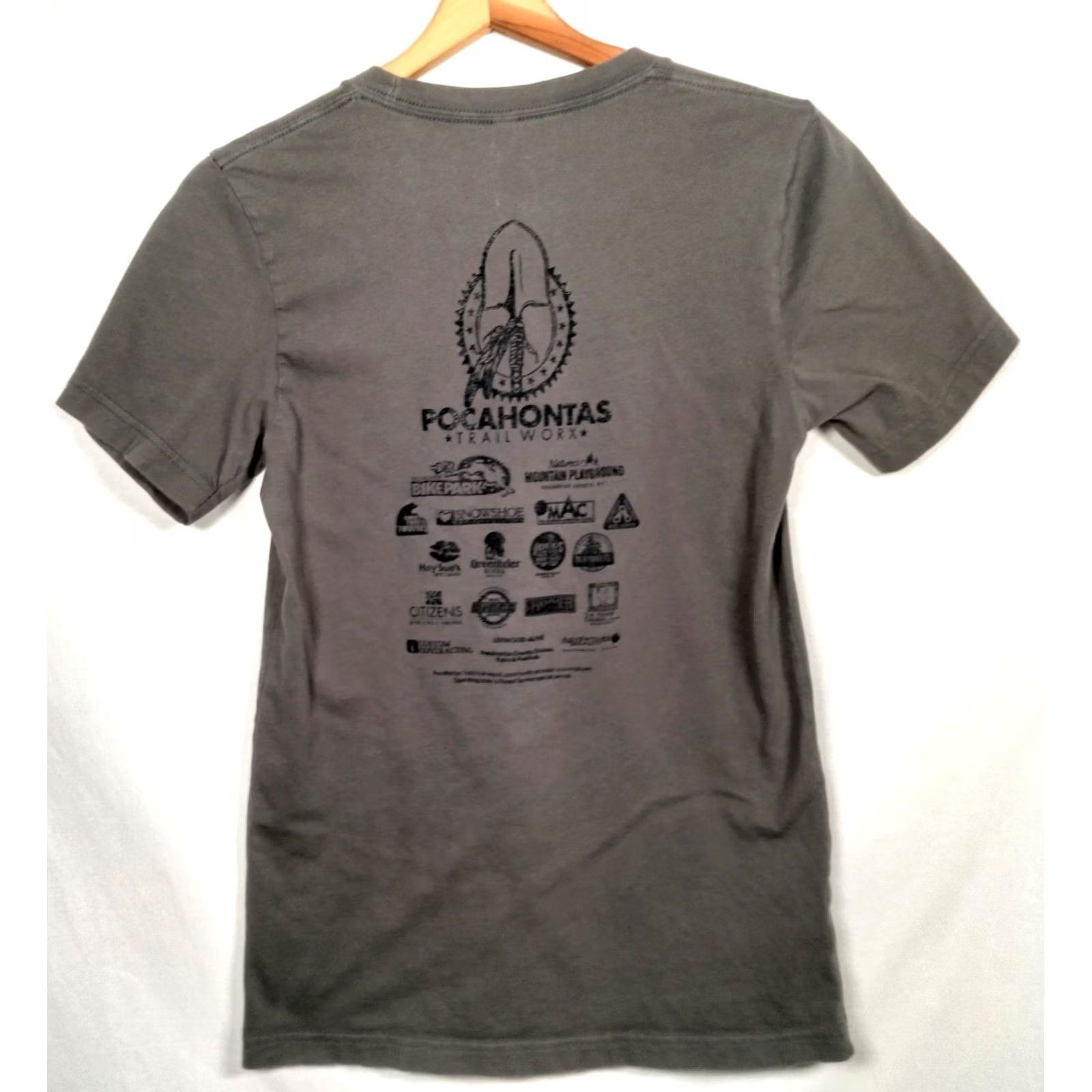 Vintage MTB Race Shirt Gray Small Men Slatyfork Enduro 23 Mountain Bike West Virginia Racing Bike Size US S / EU 44-46 / 1 - 4 Thumbnail