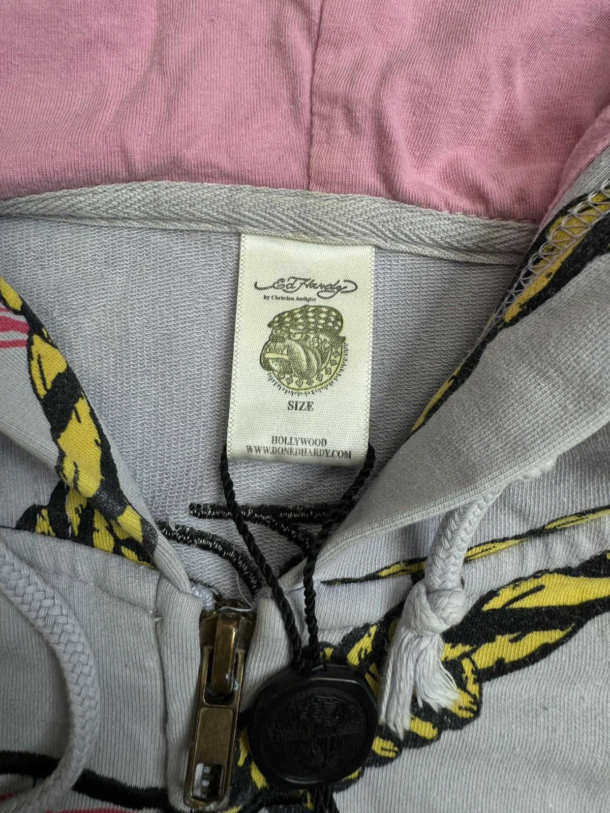 Christian Audigier × Ed Hardy × Vintage Vintage y2k ed hardy zip up hoodie Size M / US 6-8 / IT 42-44 - 5 Thumbnail