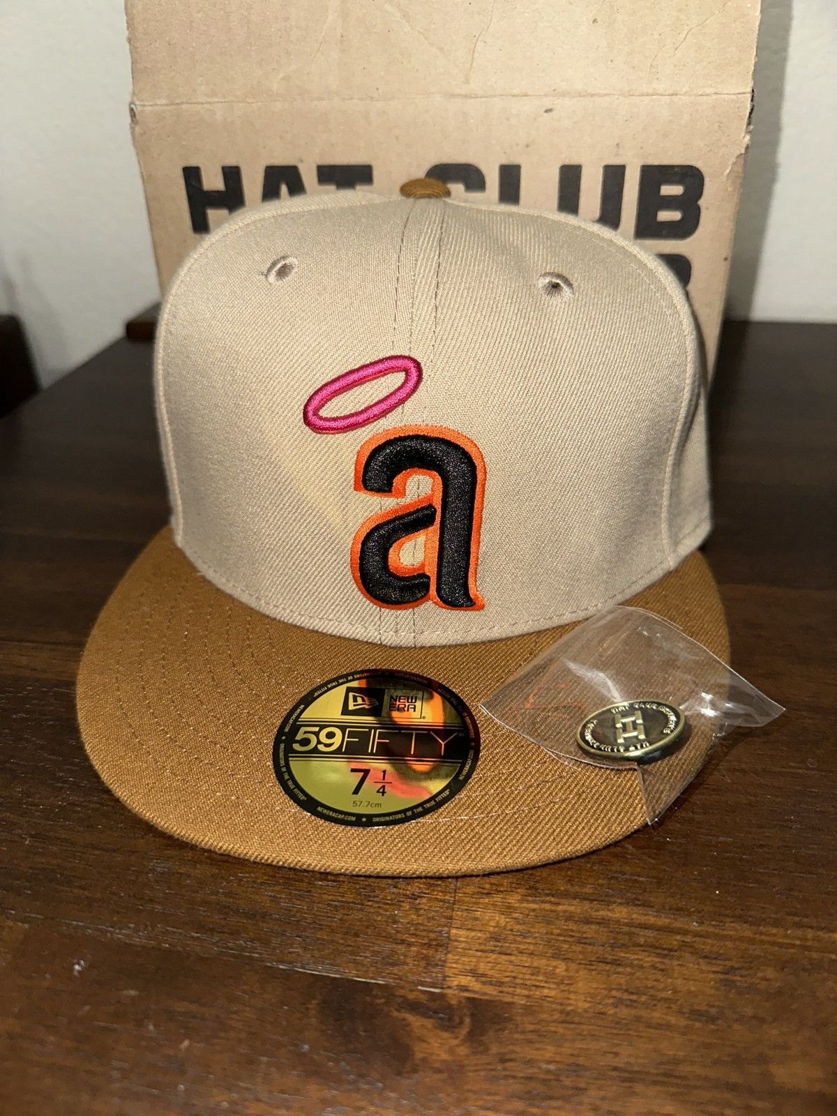 Hat Club Hat Club PB&J Pink/Brown Angels 7 1/4 Size ONE SIZE - 1 Thumbnail