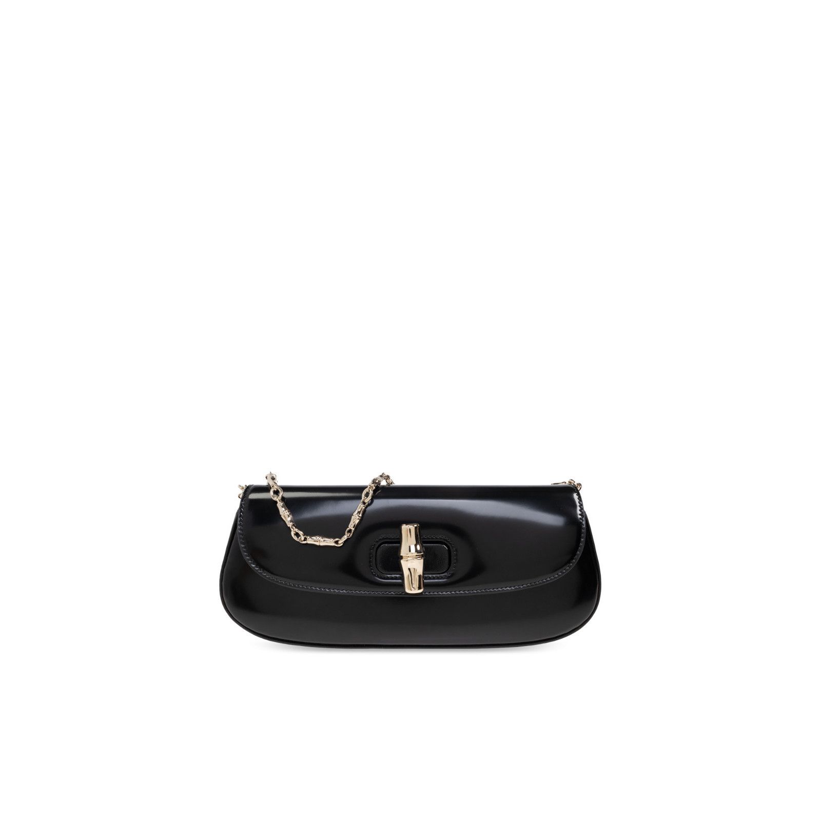 Gucci GUCCI Bamboo Small Black Shoulder Bag New & Authentic Size ONE SIZE - 1 Thumbnail
