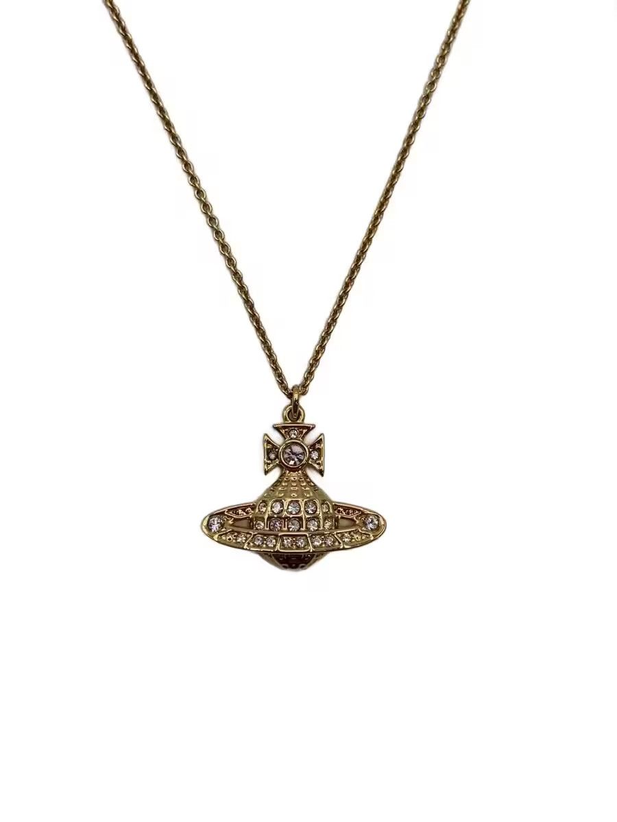 Vivienne Westwood Crystal Orb Necklace Size ONE SIZE - 1 Thumbnail