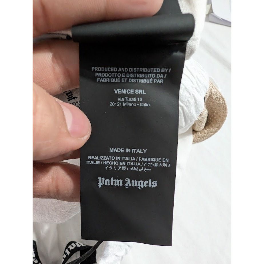 Palm Angels o1rshd1 PA Monogram Track Short in Off White/Black Size US 32 / EU 48 - 19 Thumbnail