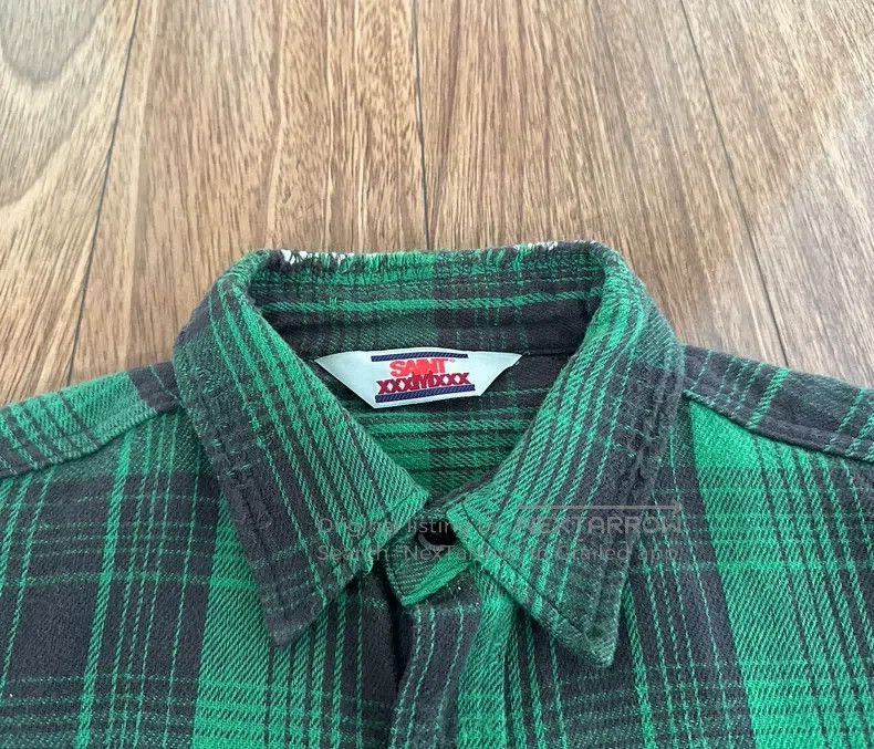 Saint Michael Saint Michael Plaid long-sleeved shirt Size US M / EU 48-50 / 2 - 3 Thumbnail