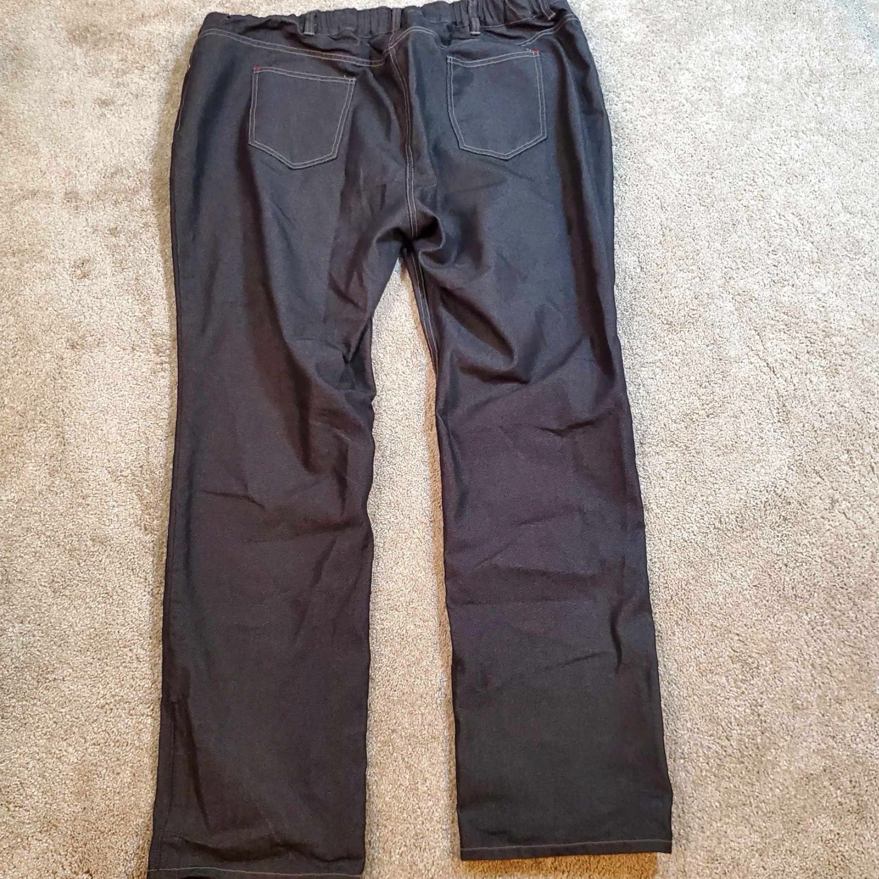 Denime McDONALDS FAST FOOD EMPLOYEE Denim Pants Jeans Size 22-R Dark Wash Charcoal Belt Loops Regular Unisex Adults Jeans Style Straight Vintage No Size 40" / US 18 - 3 Thumbnail