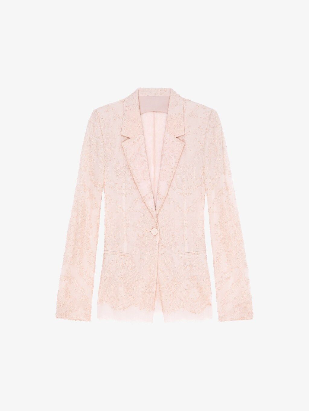 Givenchy o1w1db10325 Bi Lace Jacket in Blush Pink Size XS / US 0-2 / IT 36-38 - 1 Thumbnail