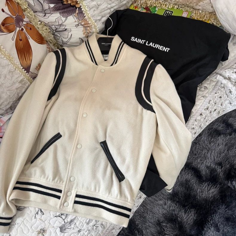 Saint Laurent Paris Saint laurent paris 22SS Teddy jacket 2506-Nextarrow Size US M / EU 48-50 / 2 - 2 Thumbnail