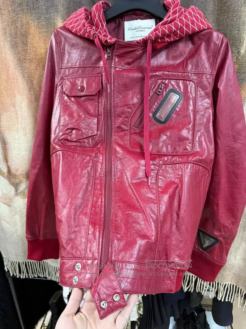 Undercover Undercover 08 SS Visual Window Leather jacket Size US XL / EU 56 / 4 - 6 Thumbnail