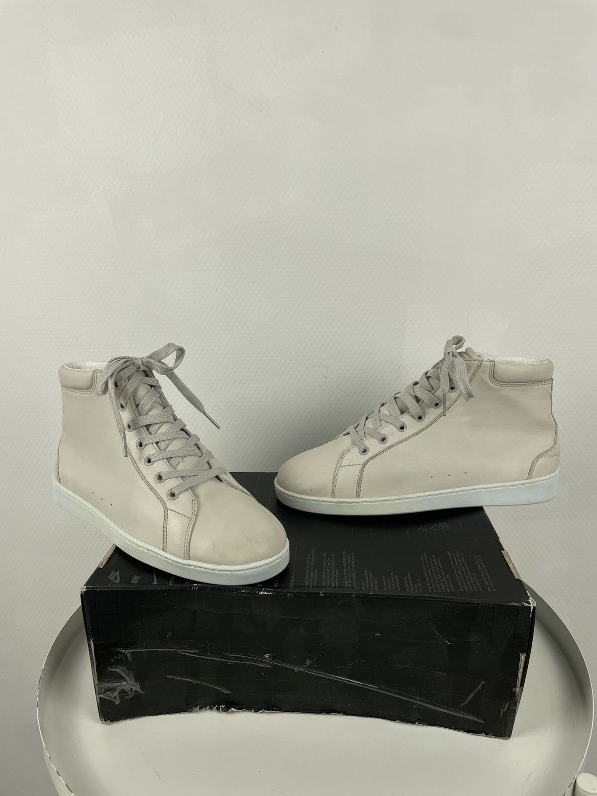 Dolce & Gabbana Rare Y2K D&G Leather Italy Lace-Up High-Top Sneakers Shoes Trainers Size US 5.5 / IT 35.5 - 2 Thumbnail