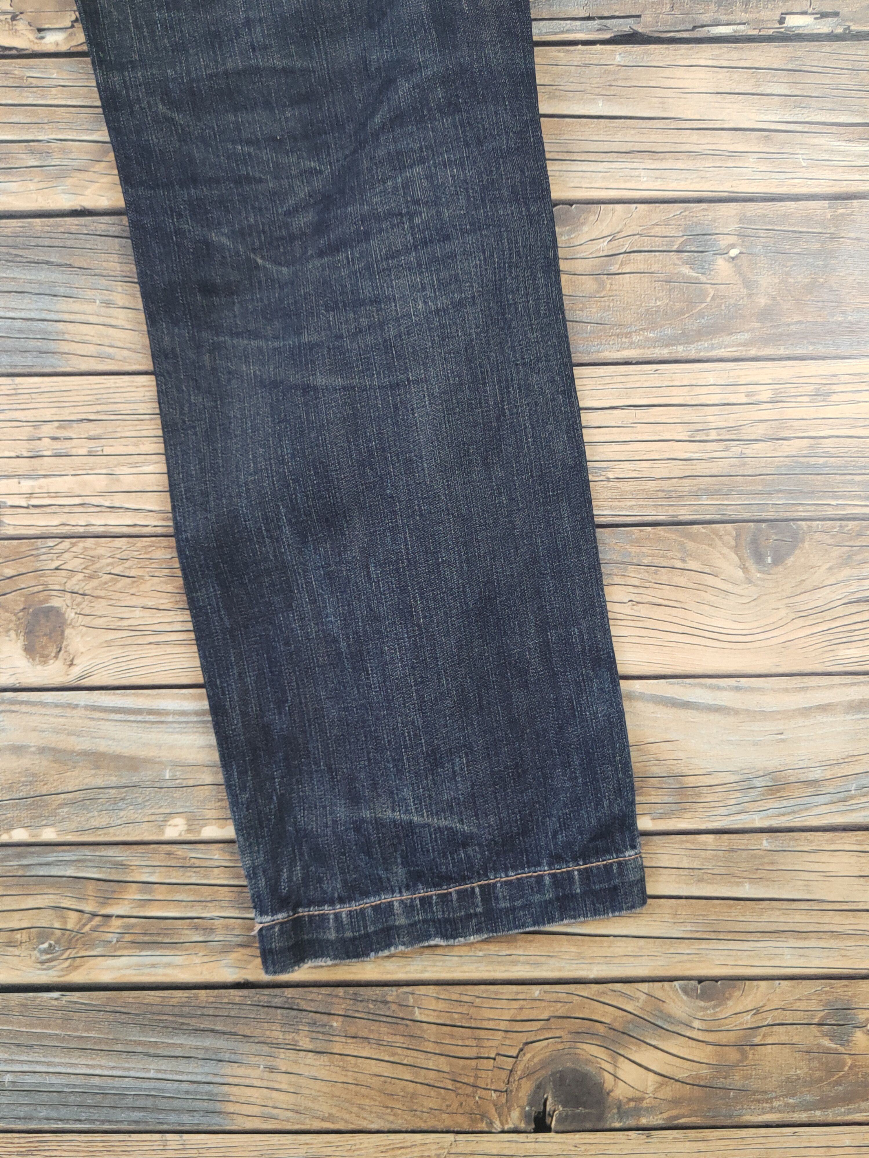 Gap DL Gap Dark Blue Distressed Ripped Jeans #1861 Size US 29 - 12 Thumbnail