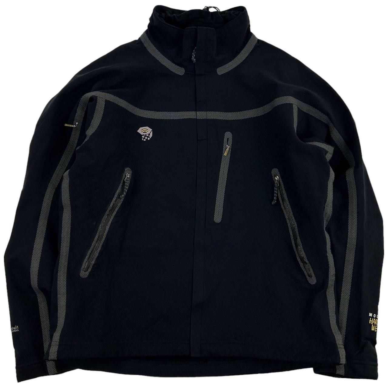 image of Vintage Mountain Hardwear Conduit Softshell Jacket Size M in Black, Men's