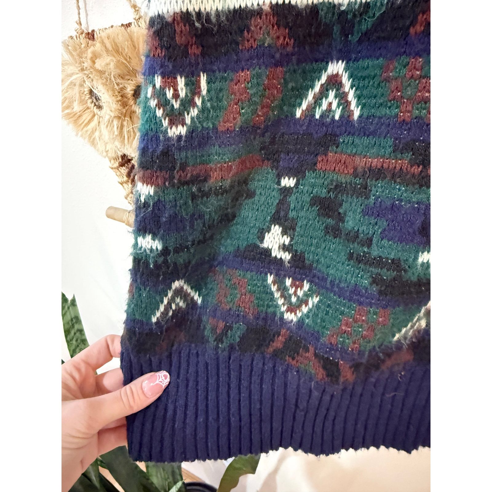 Other 90s Southwestern Hooded Knit Pullover size XL Size US XL / EU 56 / 4 - 8 Thumbnail