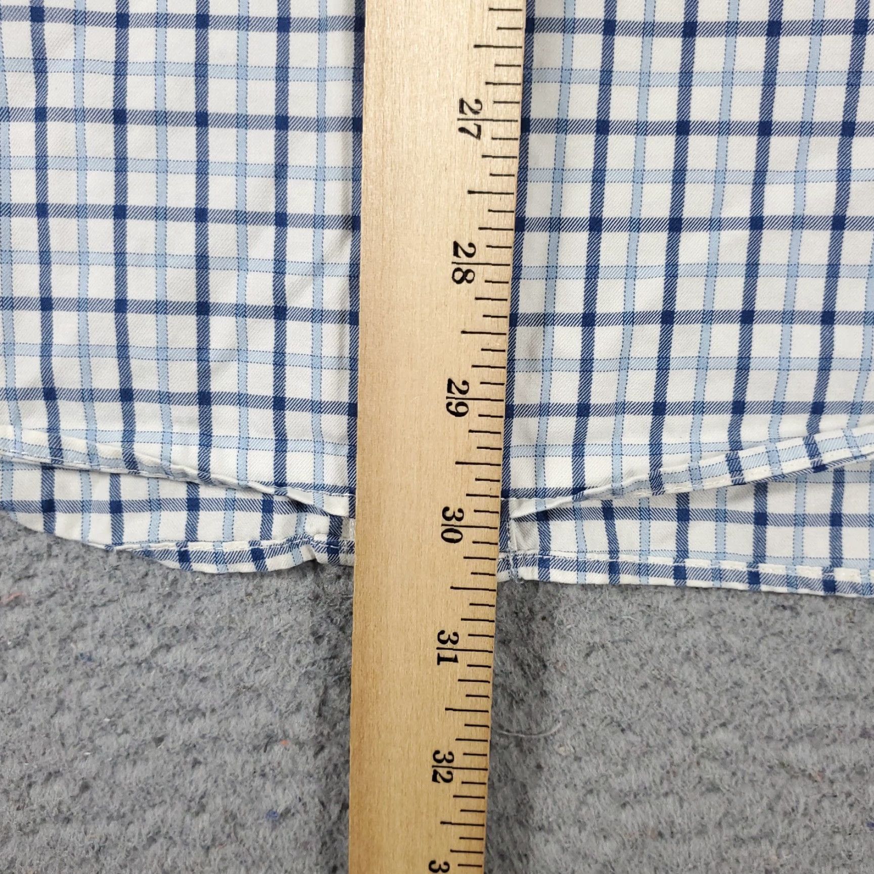 Abercrombie & Fitch Abercrombie & Fitch Button-Up Shirt Mens 2XL Blue Plaid Long Sleeve Casual Size US XXL / EU 58 / 5 - 7 Thumbnail