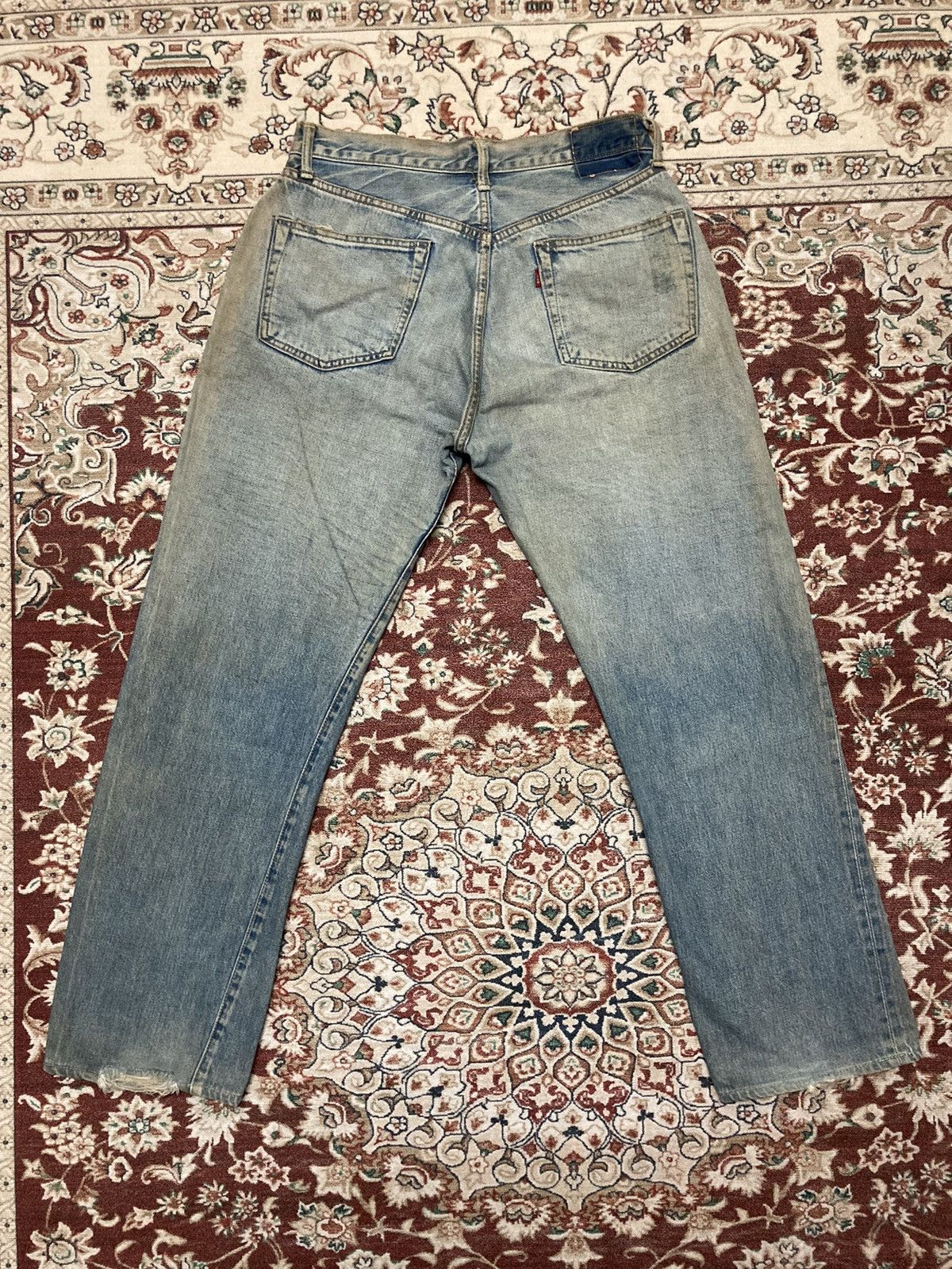 Japanese Brand Vintage Distressed Sewing Chop Jeans Size US 30 / EU 46 - 8 Thumbnail