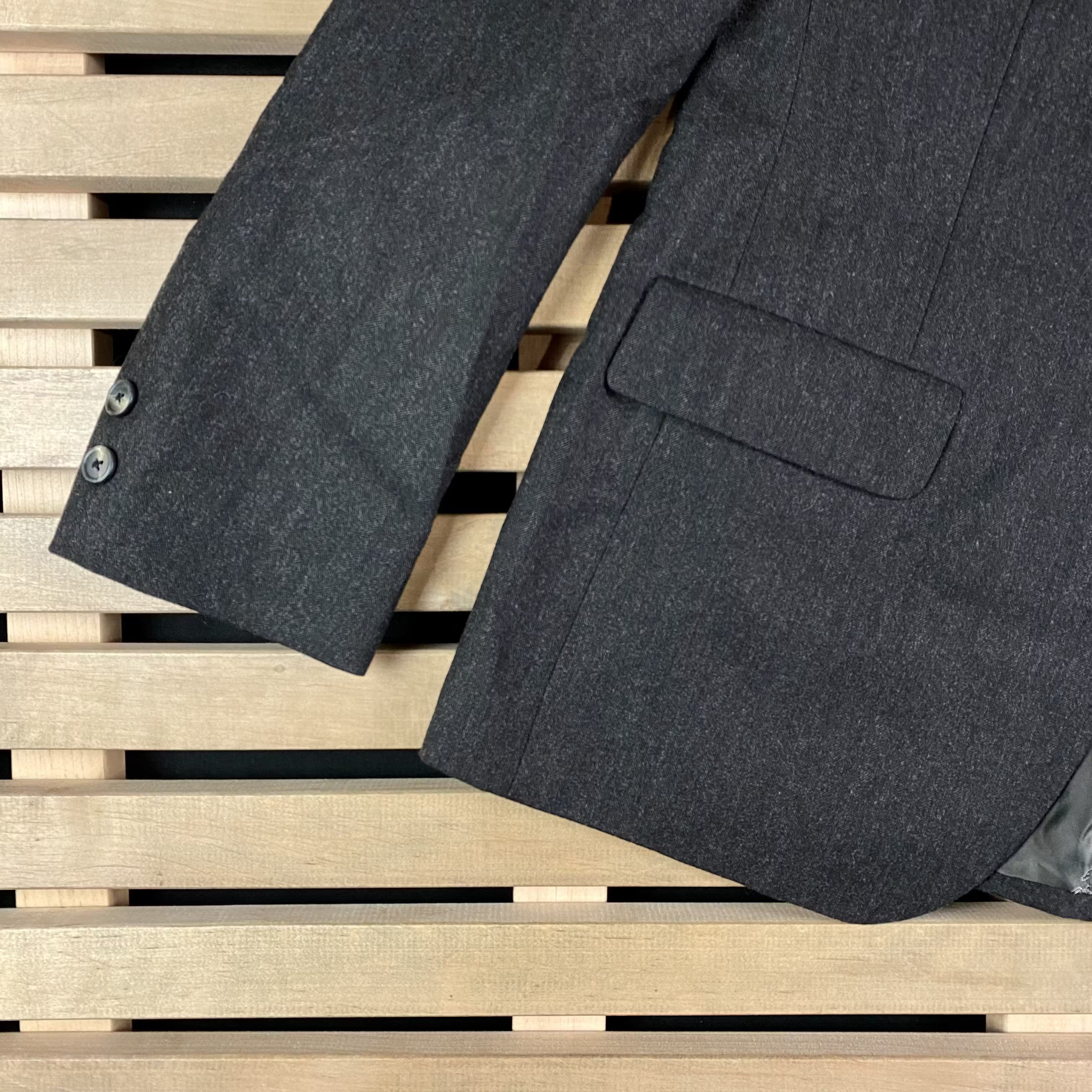 Burberry × Vintage Men’s Blazer Jacket Burberry’s Vintage Size M One Button Size 44R - 3 Thumbnail