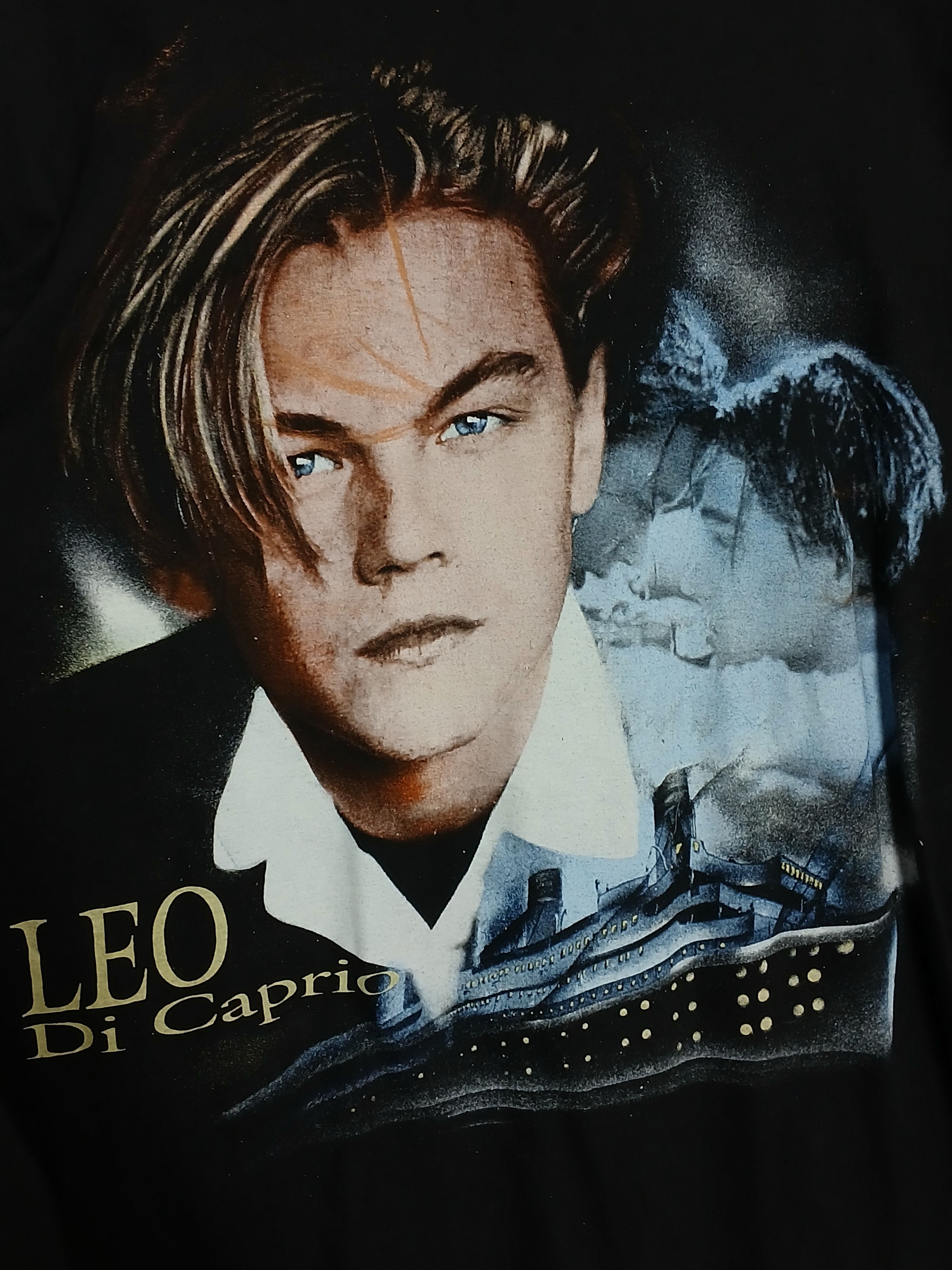 Vintage Vintage Titanic Leonardo DiCario T-Shirt Size US M / EU 48-50 / 2 - 3 Thumbnail
