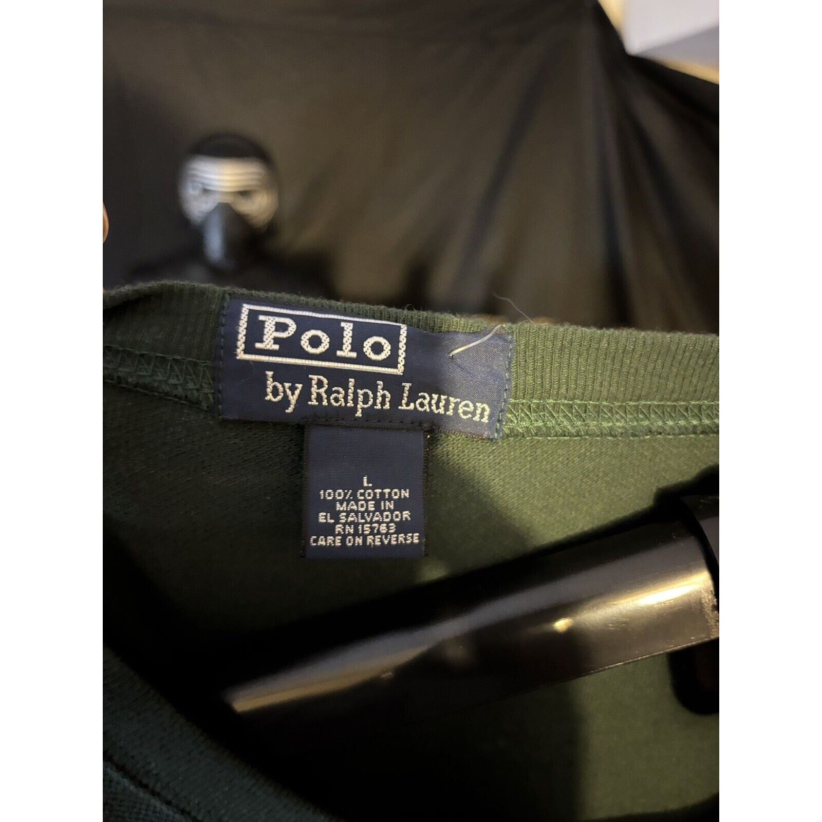 Polo Ralph Lauren Vintage NOS Ralph Lauren Sport Green Sweatshirt Sz Large Size US L / EU 52-54 / 3 - 3 Thumbnail