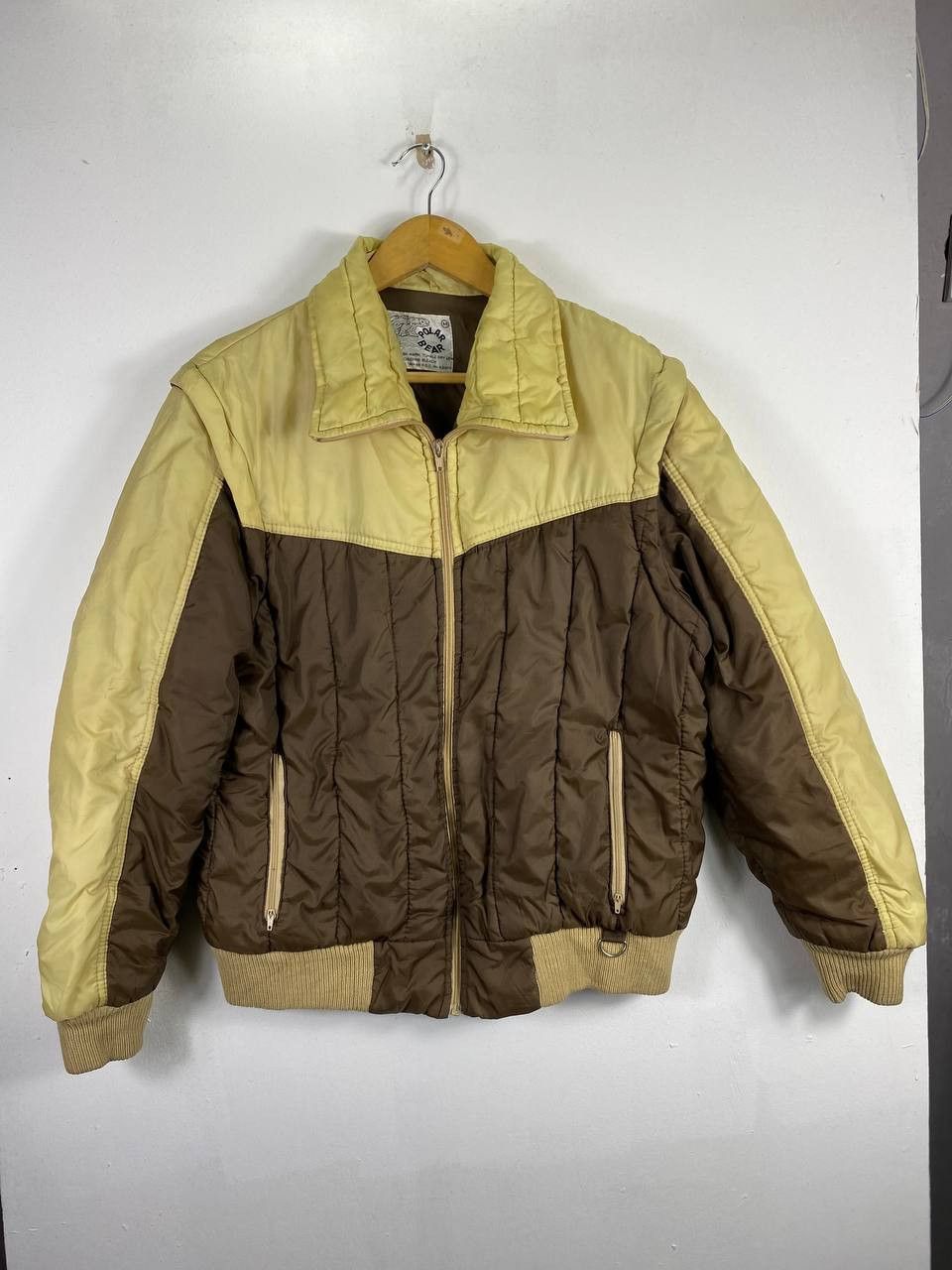 Vintage vintage polar bear ski puffer jacket removeable sleeves Size US M / EU 48-50 / 2 - 1 Thumbnail