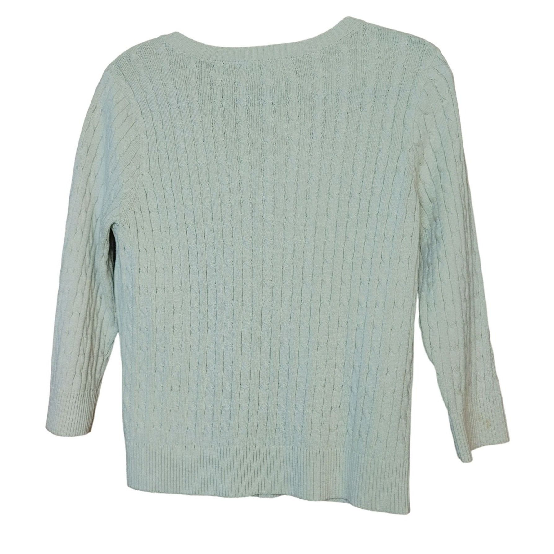 Other Jeanne Pierre Button-up Green Cardigan Sweater Size M Size M / US 6-8 / IT 42-44 - 2 Thumbnail