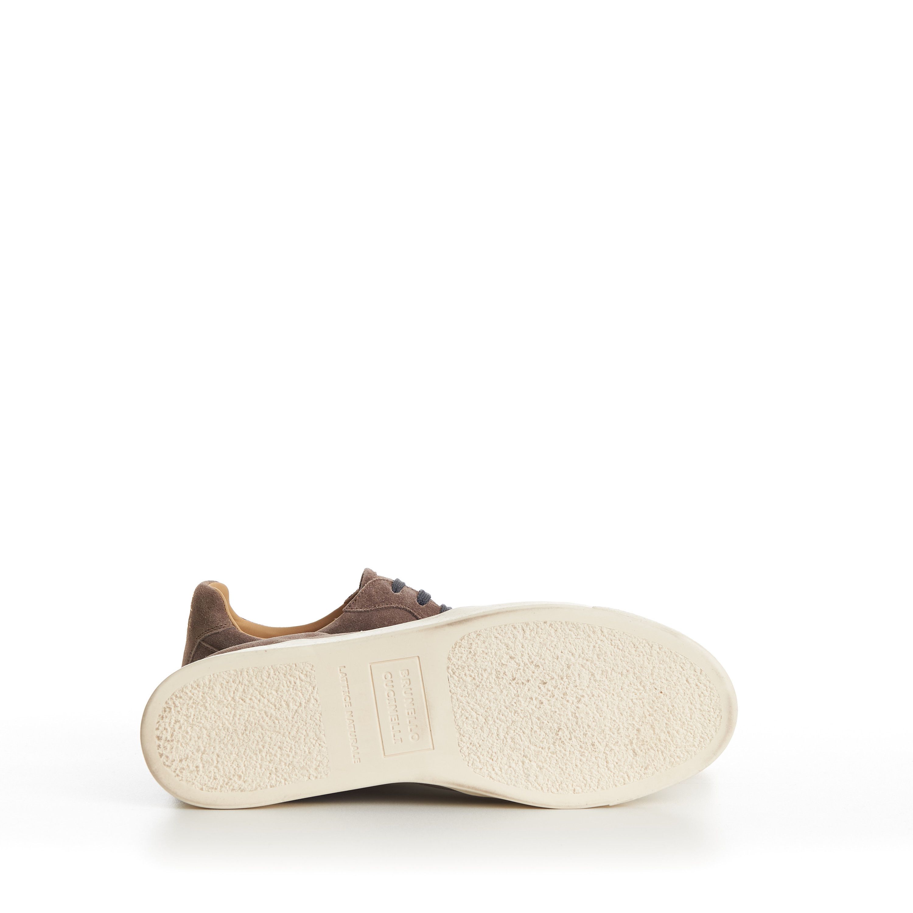 Brunello Cucinelli Suede Sneakers With Natural Rubber Sole (Discolored soles) Size US 10 / EU 43 - 10 Thumbnail