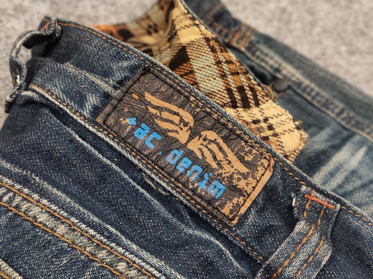 If Six Was Nine If Six Was Nine Sexy Vintage Japan Denim Mini Skirt Y2K Size 29" - 11 Thumbnail