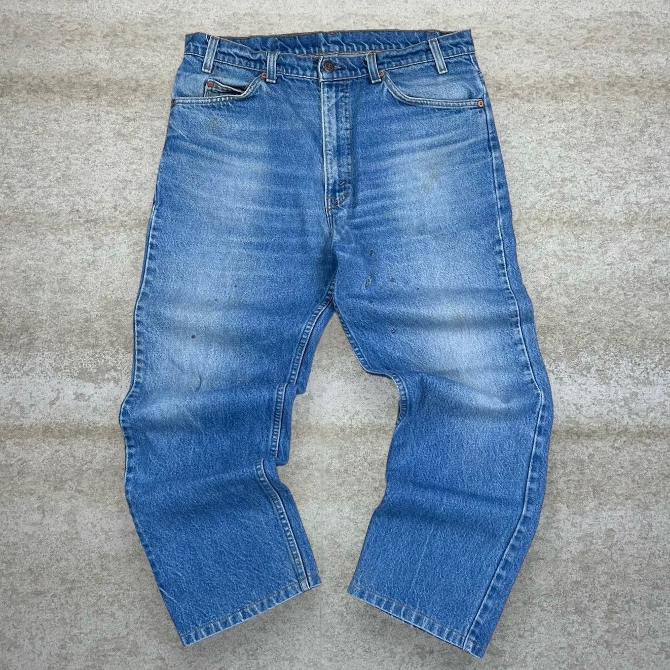 Levi's Vintage 90s Levis Jeans 36x28 Regular Straight Medium Wash Size US 36 / EU 52 - 2 Thumbnail