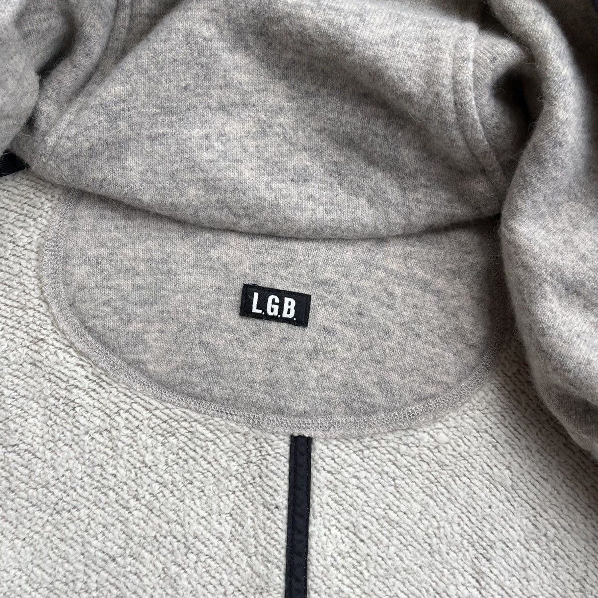Le Grande Bleu (L.G.B.) Vintage bono-16 light jacket grey cotton blend asymmetrical Size US S / EU 44-46 / 1 - 10 Thumbnail