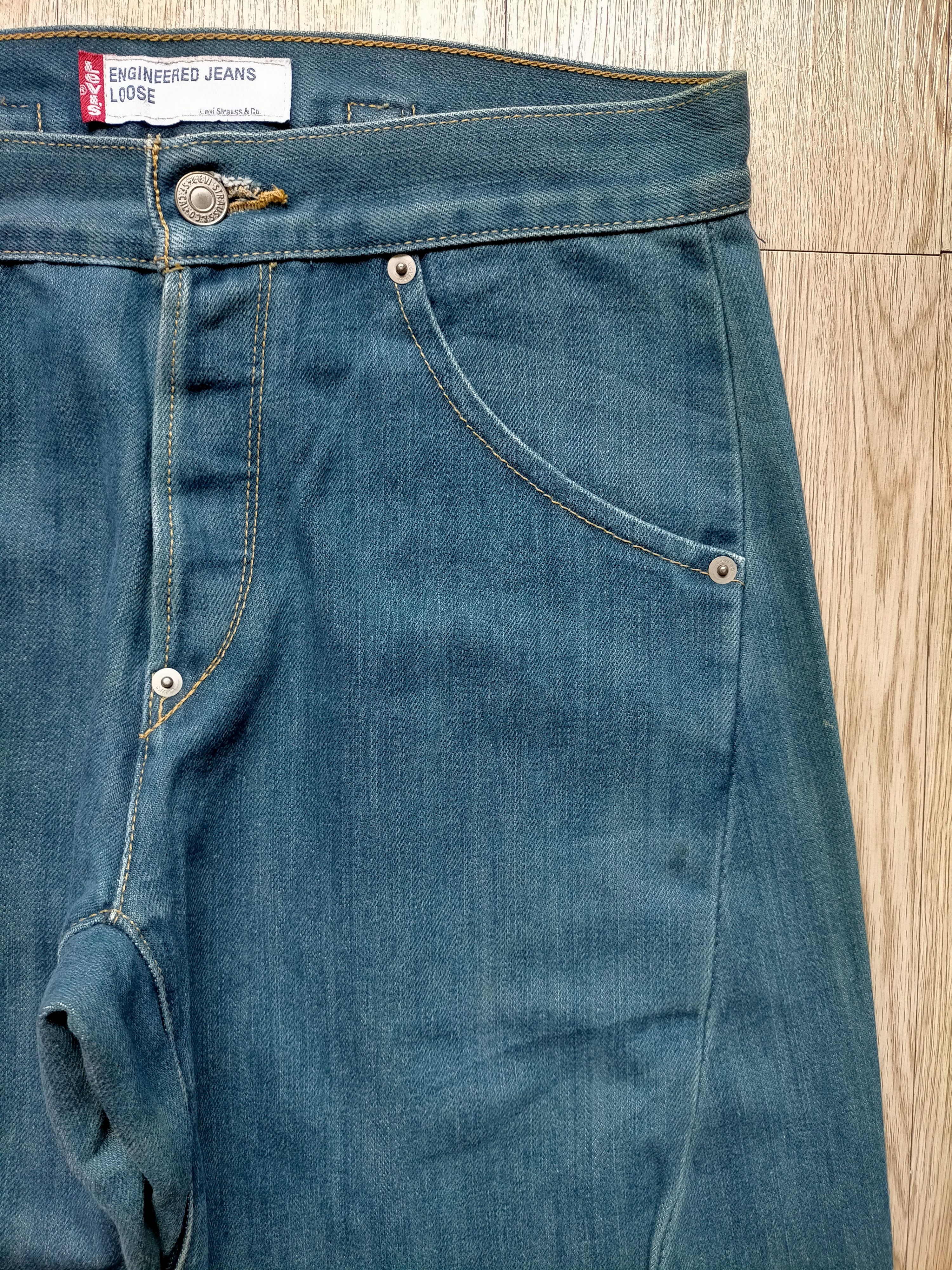 Levi's Vintage 90s Levis Engineering Loose Single Pocket Jeans Size US 29 - 9 Thumbnail