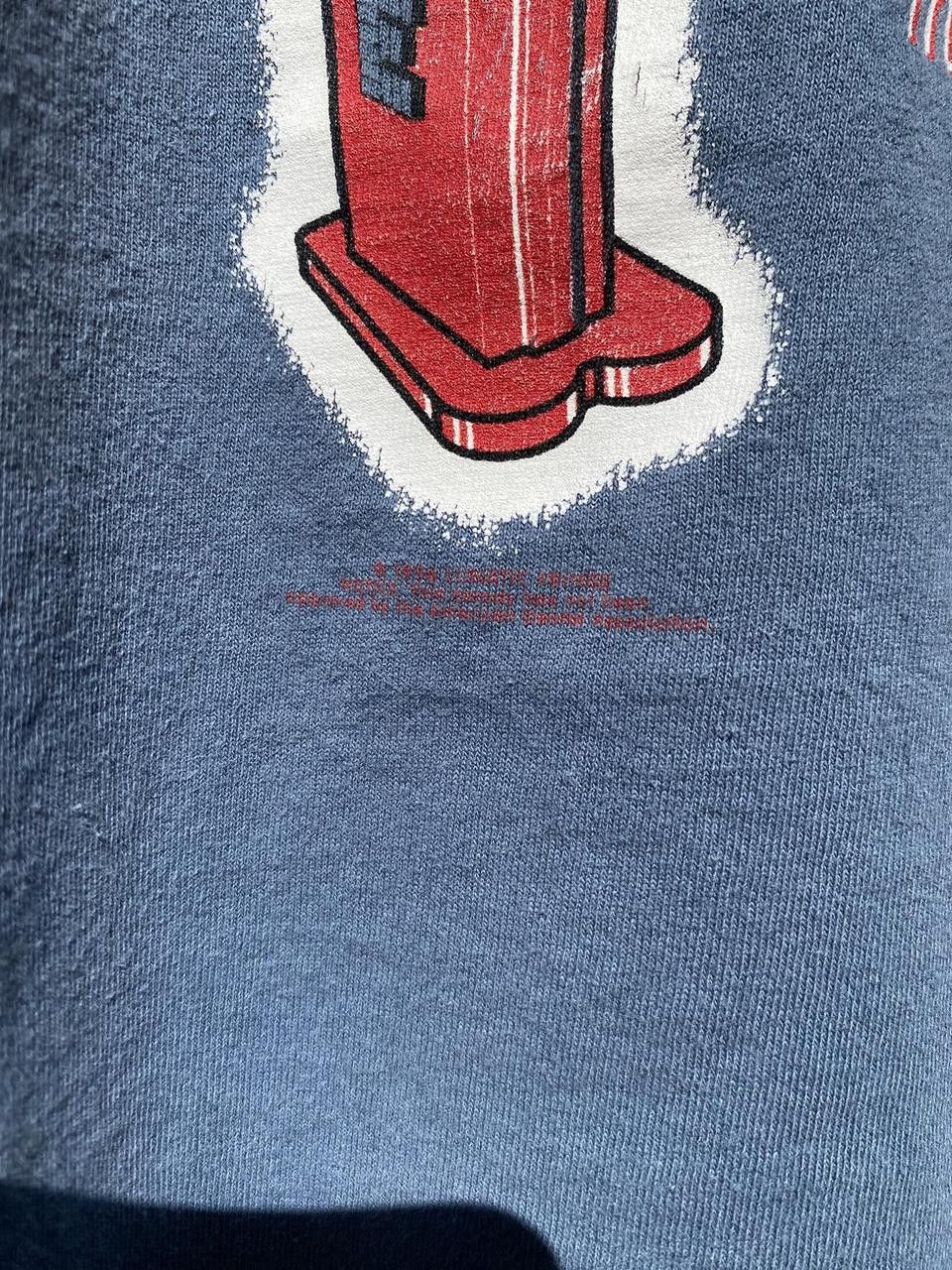 Vintage 90’s Vintage Cyan Lunatic Fringe Candy Graphic Print Tee XL Size US XL / EU 56 / 4 - 6 Thumbnail