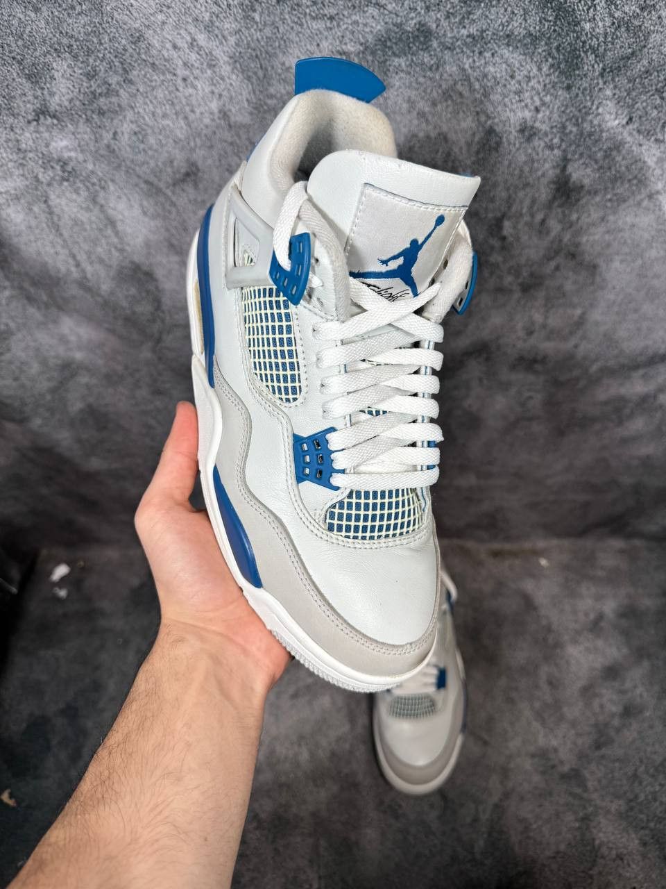 Jordan Brand Size 8.5 | Jordan 4 Military Blue No Box | Pre-Owned Size US 8.5 / EU 41-42 - 1 Thumbnail