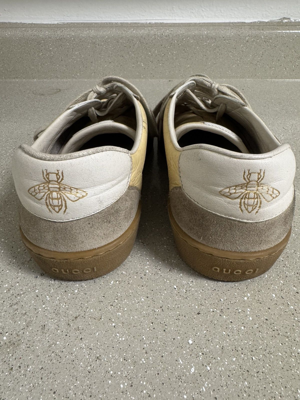 Gucci Gucci G74 Web Low Oatmeal sneakers Size US 9 / EU 42 - 3 Thumbnail