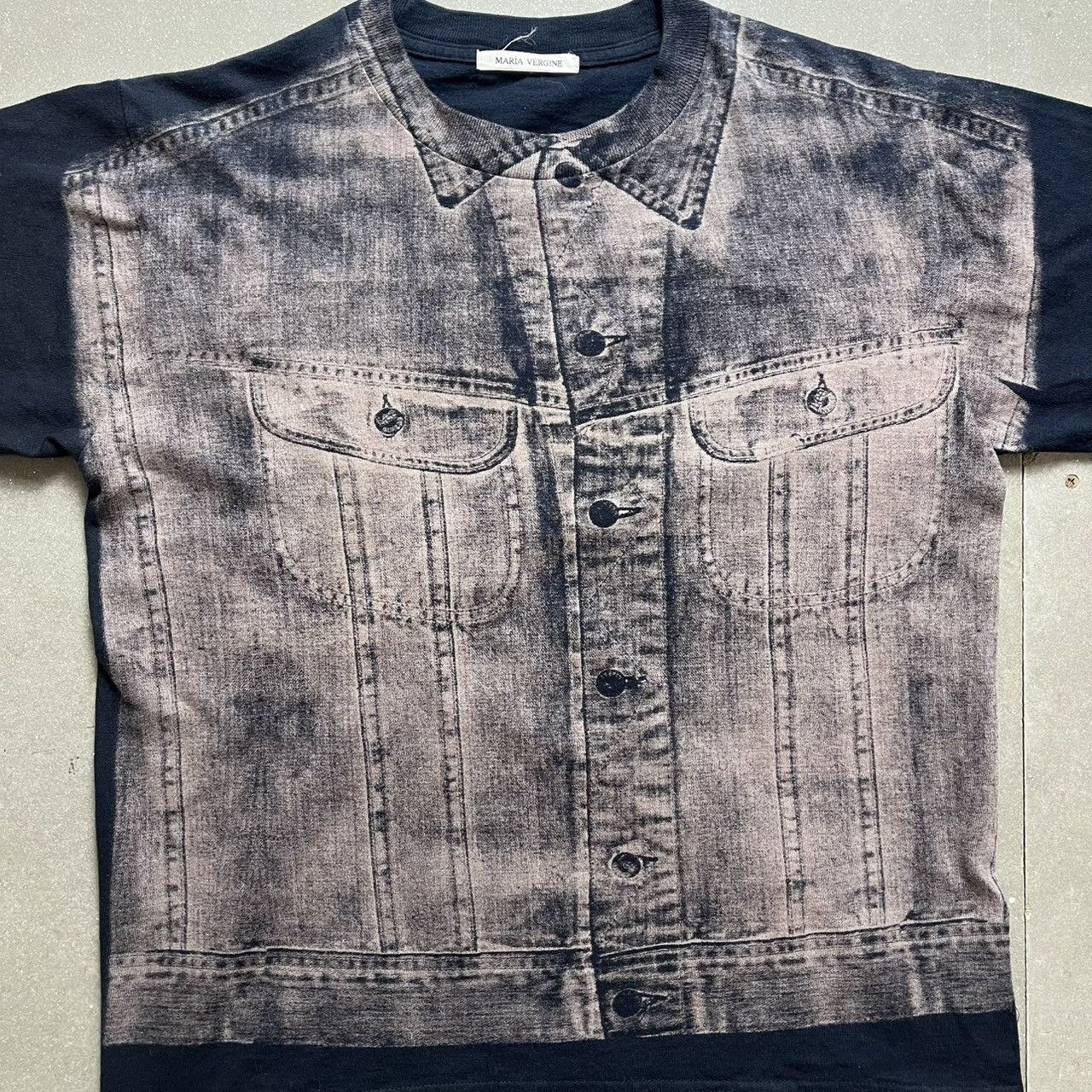 Hysteric Glamour × If Six Was Nine × Le Grande Bleu (L.G.B.) Vintage Demim Print T-shirt Size US M / EU 48-50 / 2 - 5 Thumbnail