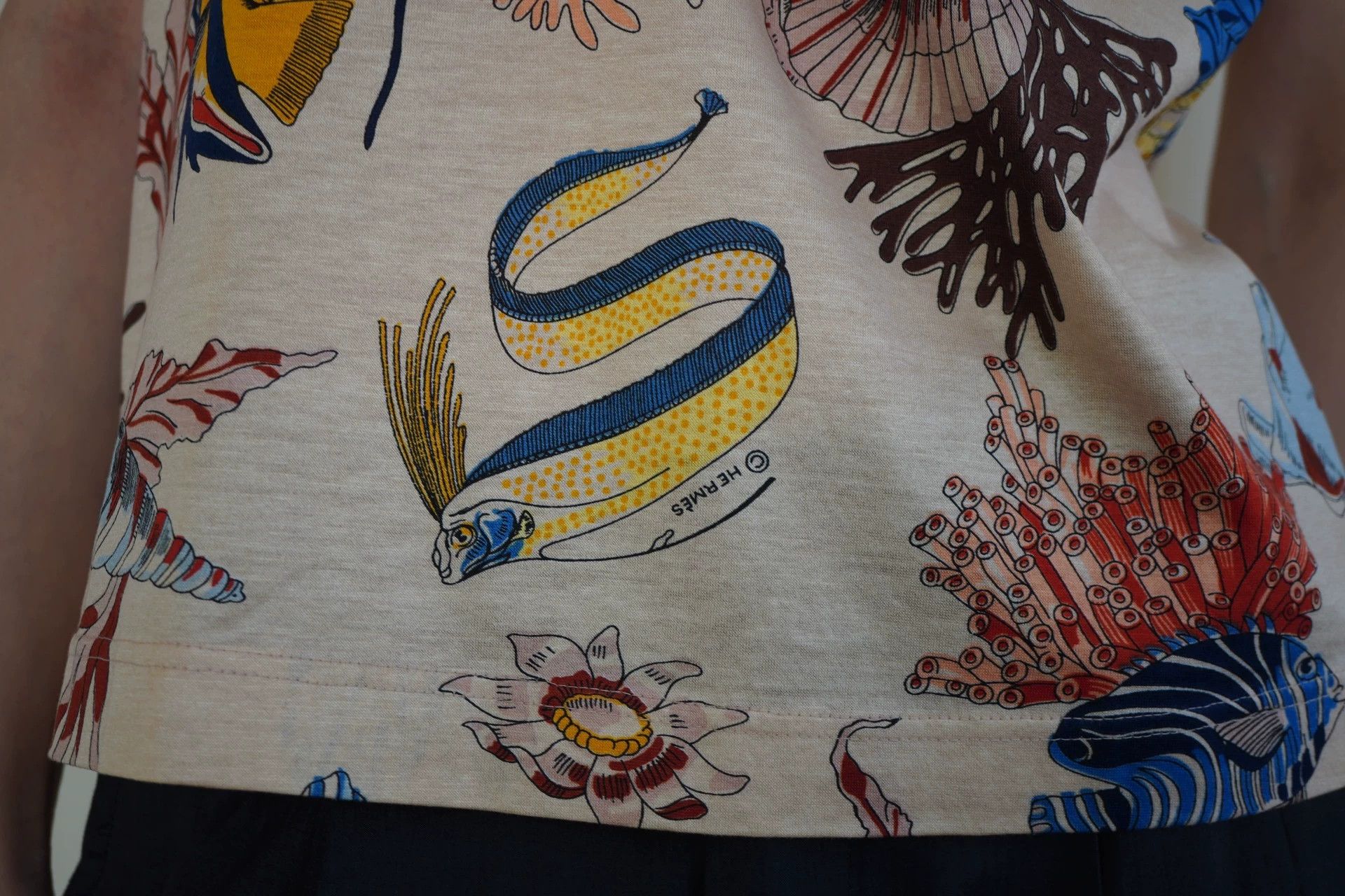 Hermes Hermes 1980s Ocean Creature Cotton Vest M Size M / US 6-8 / IT 42-44 - 5 Thumbnail