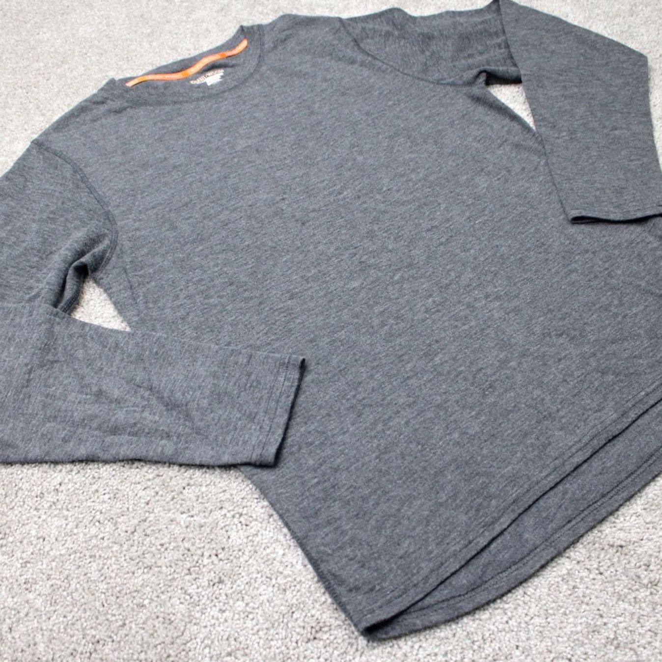 Vintage Omni-Wool Base Layer Shirt Mens XL Gray Wool Blend Poly Lined Long Sleeve Size US XL / EU 56 / 4 - 5 Thumbnail