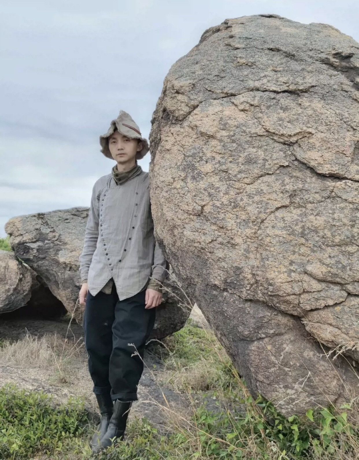 Kapital Kapital genuine Japanese linen retro round breasted jacket Size US S / EU 44-46 / 1 - 5 Thumbnail