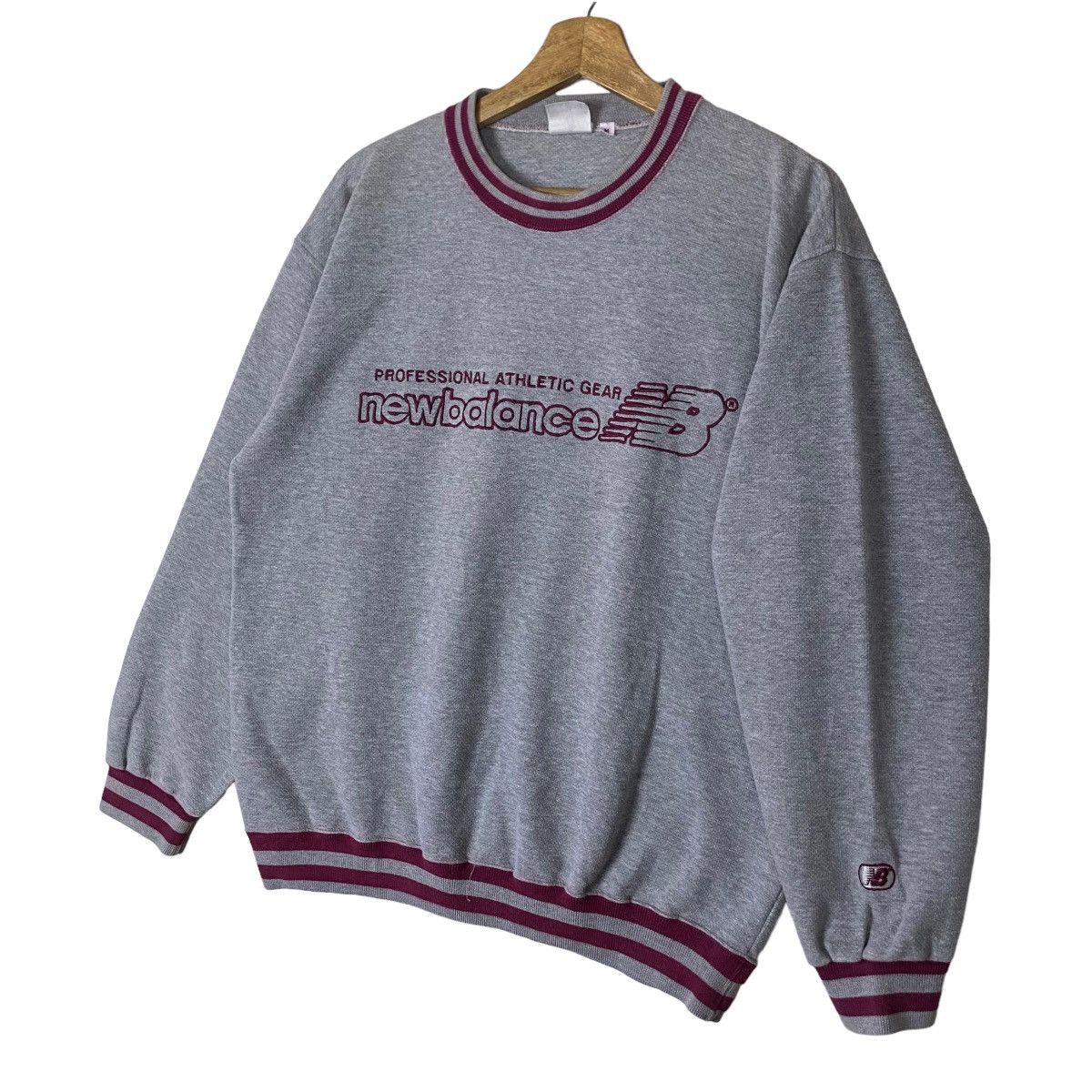 New Balance Vintage New Balance Spell Out Pullover Jumper Sweatshirt Size US M / EU 48-50 / 2 - 5 Thumbnail