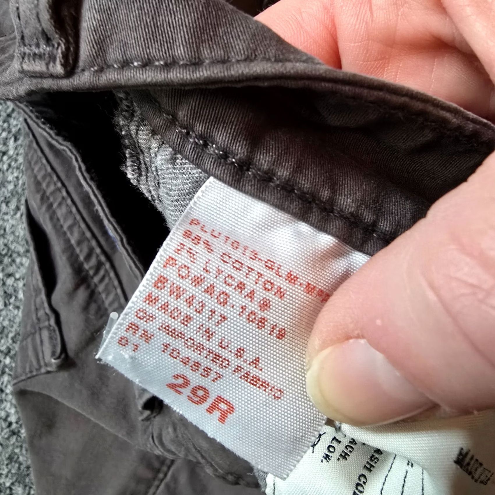 Vintage AG Adriano Goldschmied Pants Women Size 29 Gray Bootcut Stretch Casual Basic Size 29" - 5 Thumbnail