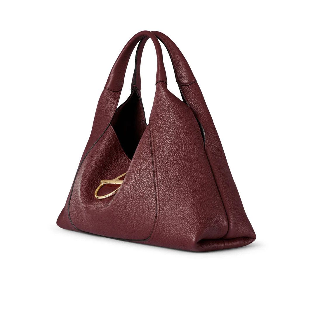 Gucci GUCCI Softbit Maxi $3650 Rosso Ancora Red Leather Shoulder B Size ONE SIZE - 3 Thumbnail
