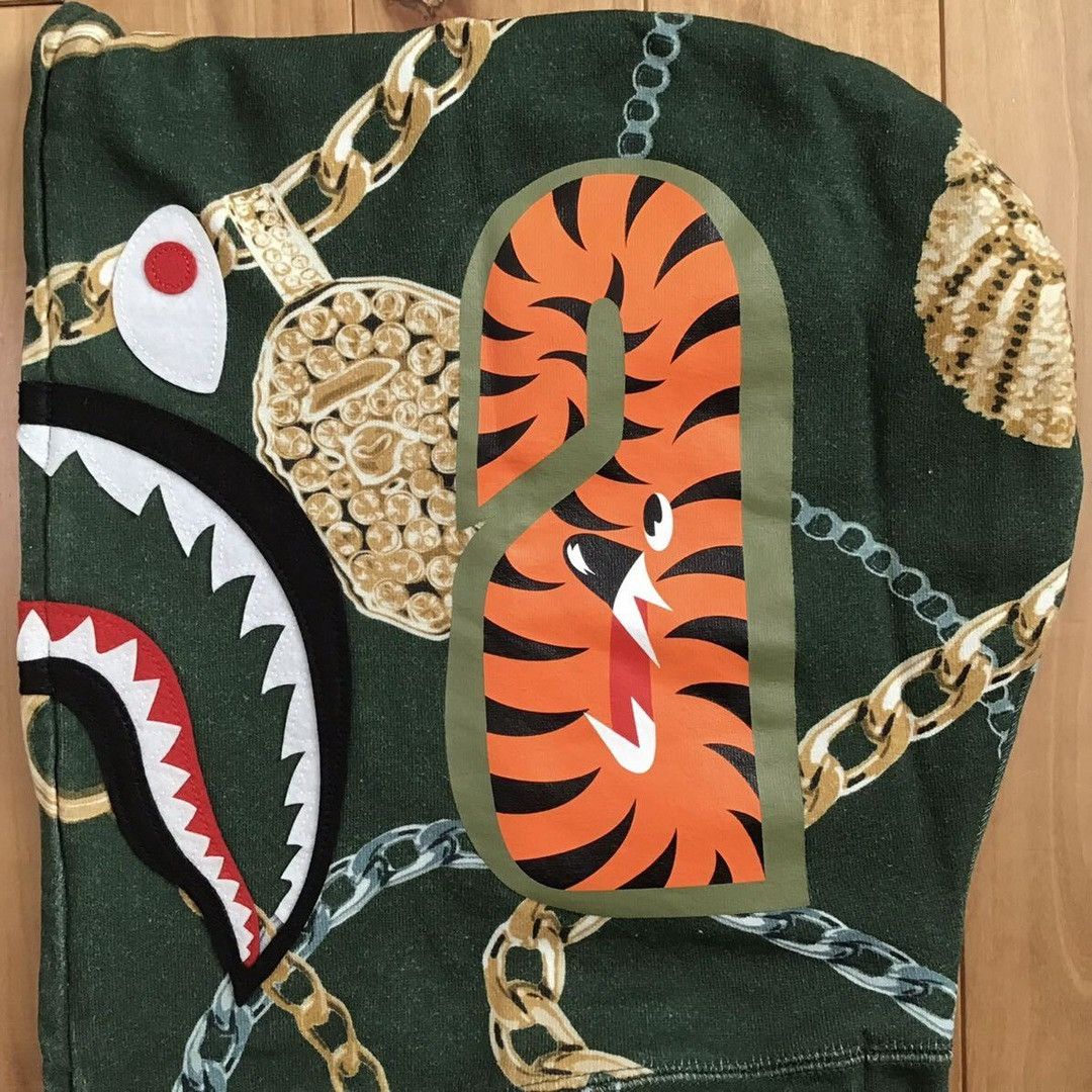 Bape BAPE JEWELS SHARK FULL ZIP HOODIE a bathing ape Size US M / EU 48-50 / 2 - 5 Thumbnail