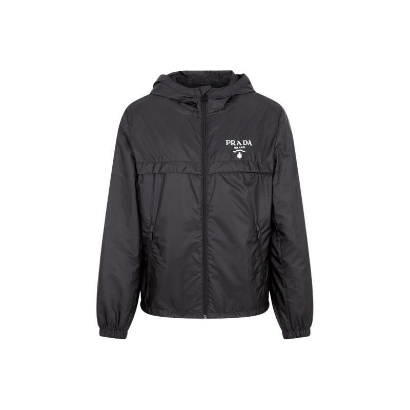 Prada Prada Black Hooded Long Sleeve Jacket-2506 Size US M / EU 48-50 / 2 - 1 Thumbnail