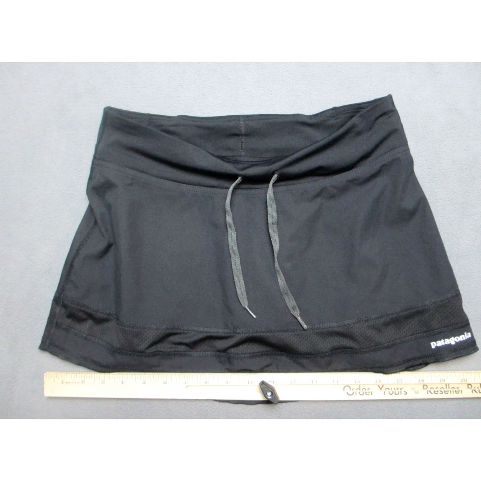 Patagonia Patagonia Skort Womens Small Gray Athletic Lined Tennis Drawstring Size 28" / US 6 / IT 42 - 4 Thumbnail