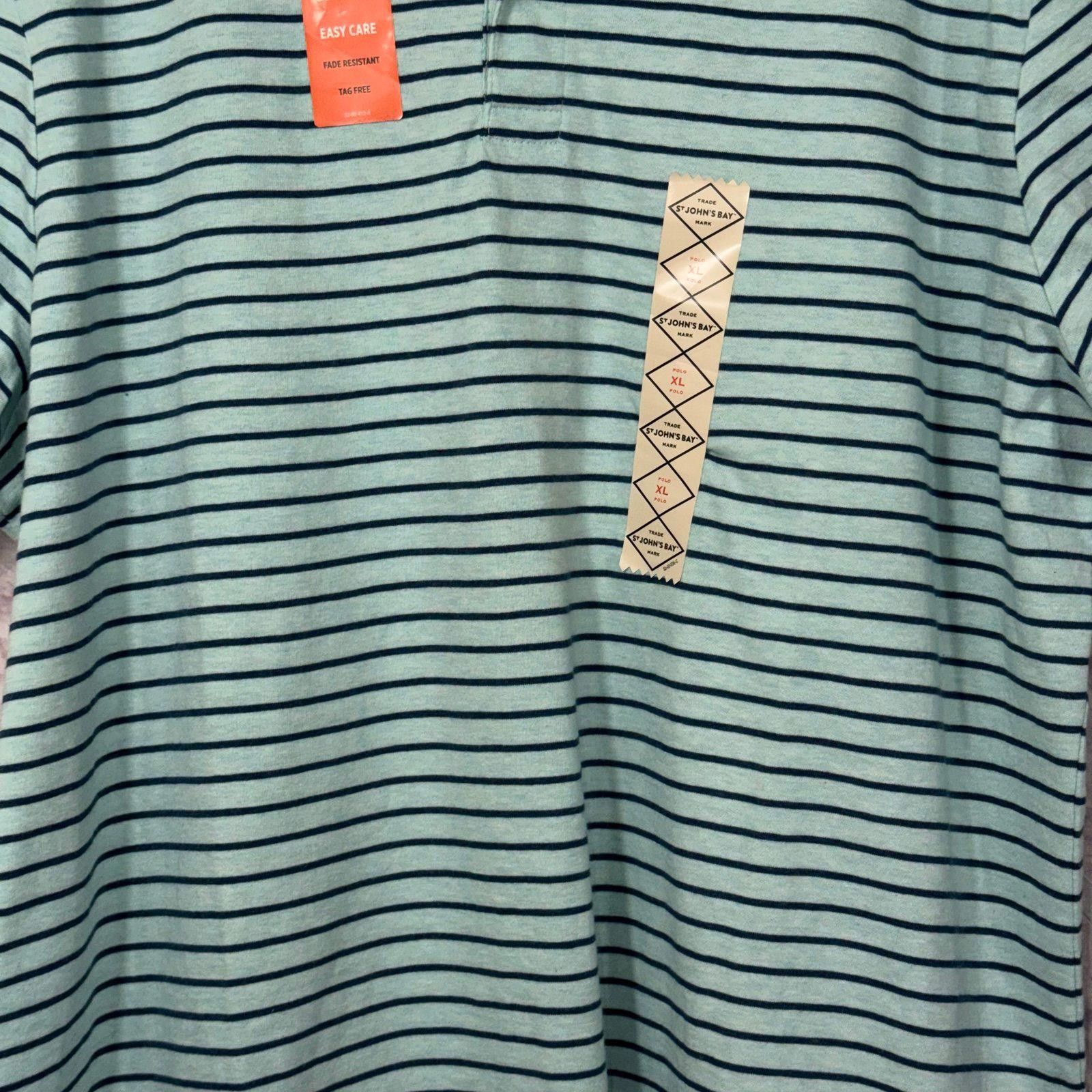 St. Johns Bay St. John's Bay Men's Quick-Dri Polo Shirt XL NWT Size US XL / EU 56 / 4 - 2 Thumbnail