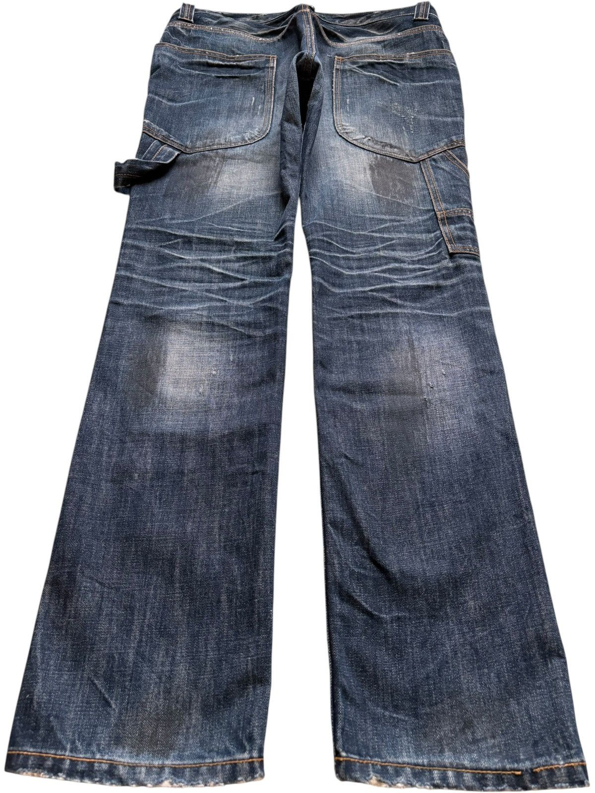 Takeo Kikuchi Vintage Takeo Kikuchi Mud Wash Carpenter Distressed Jeans Size US 33 - 2 Thumbnail