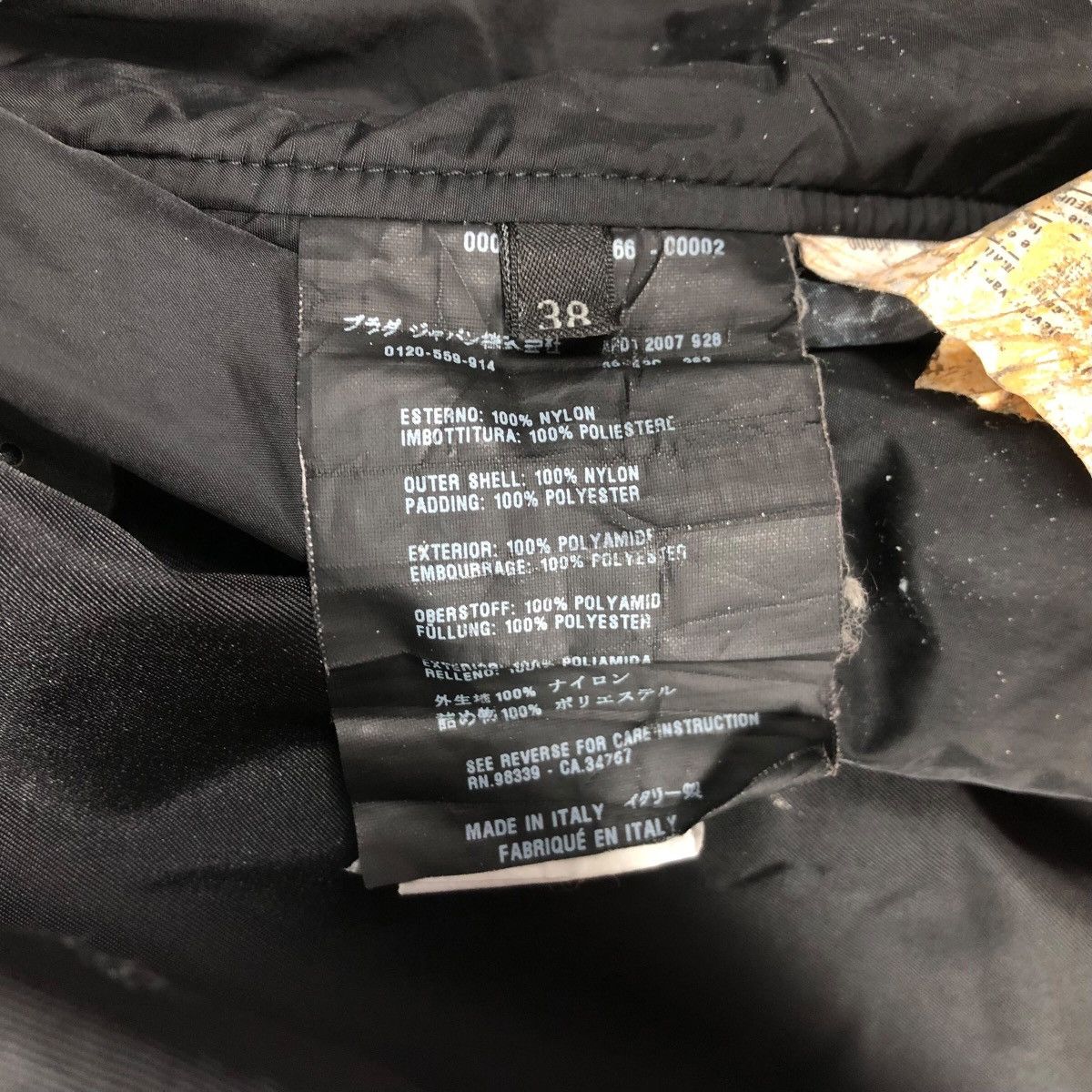 Prada Vintage Prada Double Breasted Nylon Trench Coat Size XS / US 0-2 / IT 36-38 - 8 Thumbnail